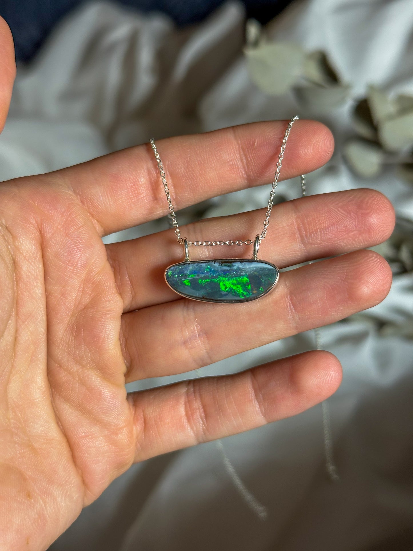 Boulder Opal Necklace #2