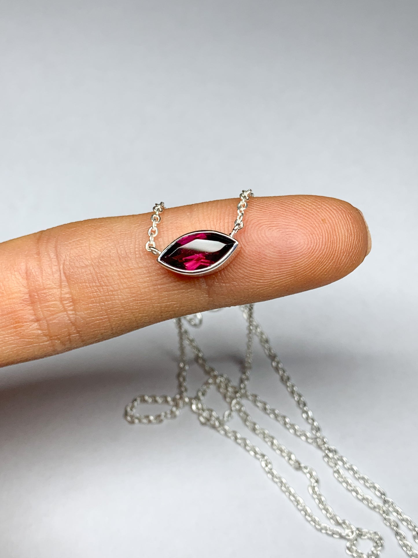 Rhodolite Garnet necklace #1