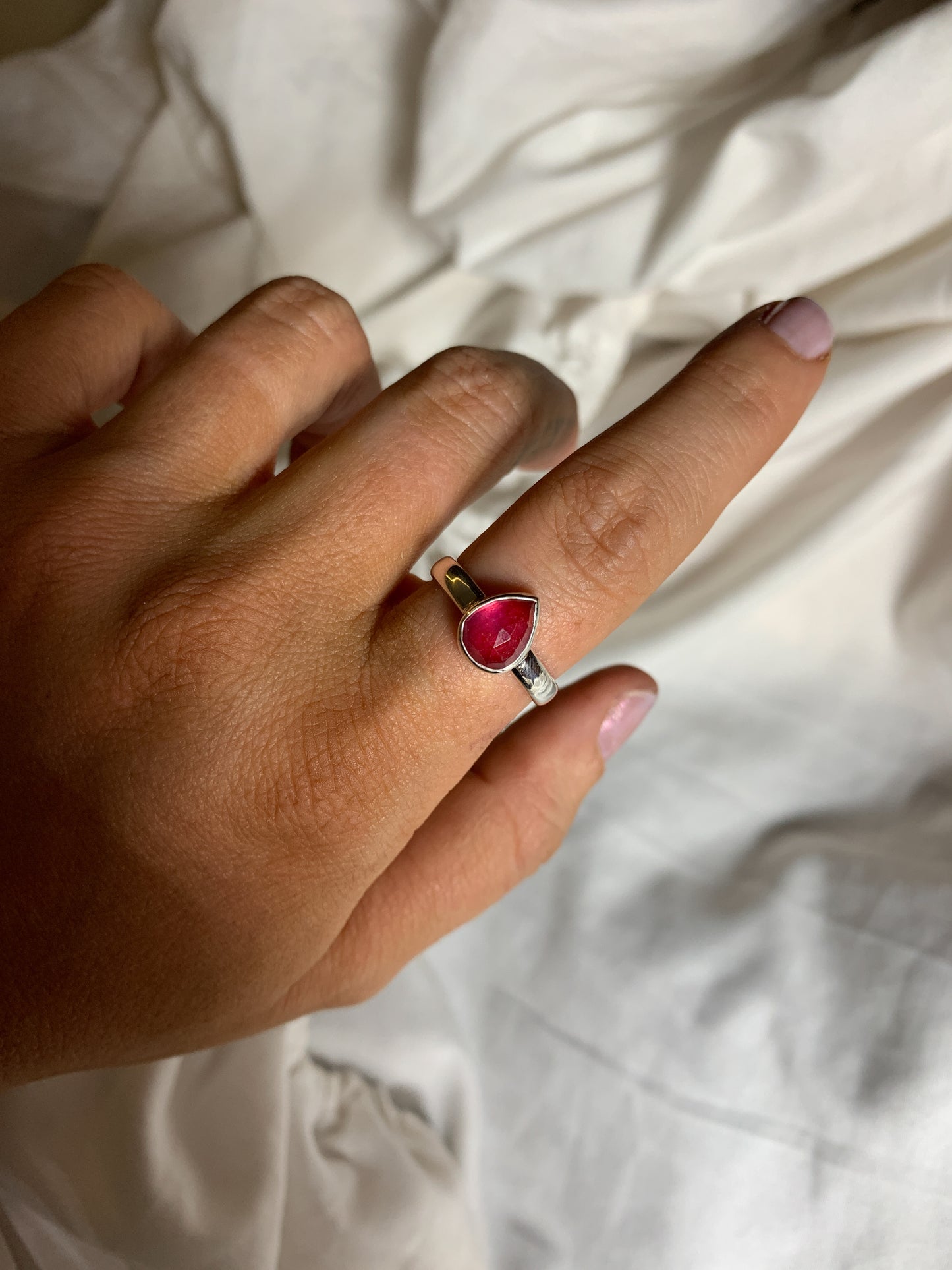 Pink Sapphire - Size 8 #1