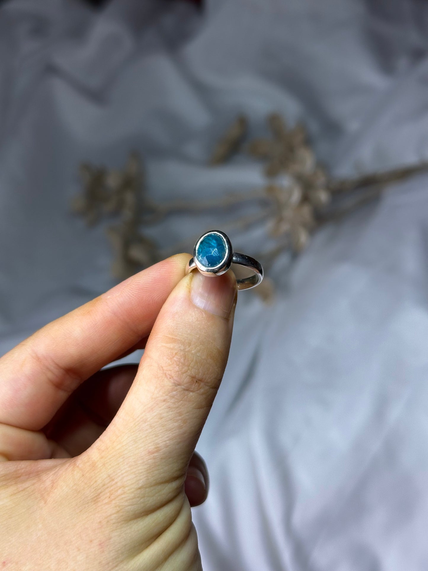 Blue Apatite - size 6