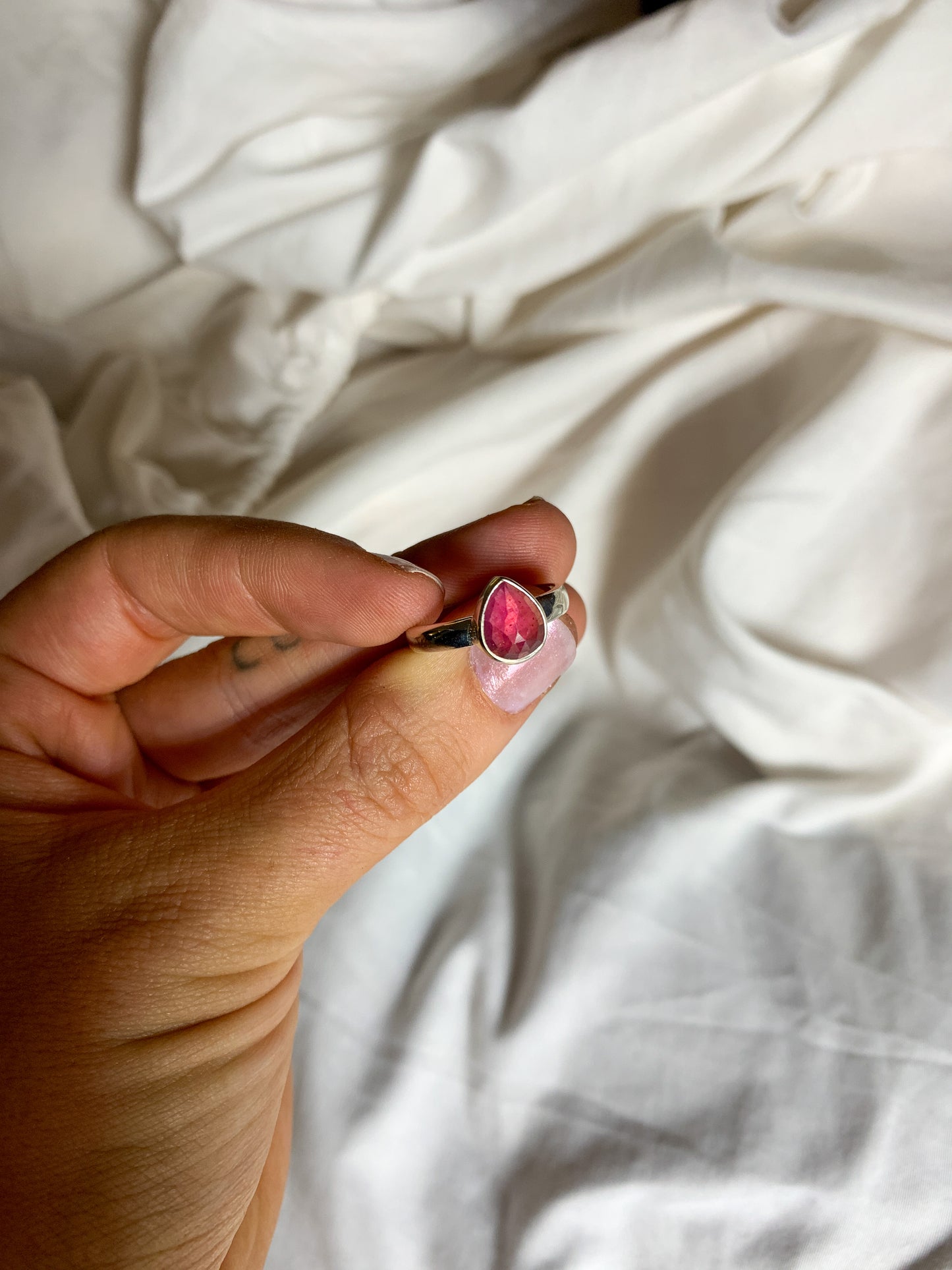 Pink Sapphire - Size 7 #1