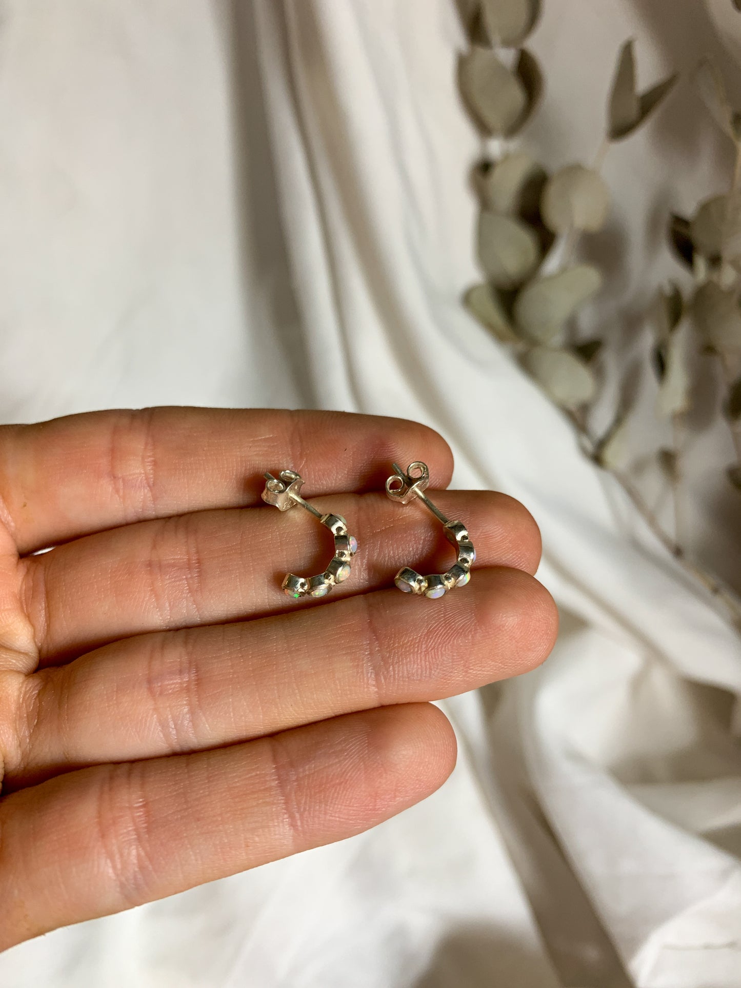 Multi opal earrings #2