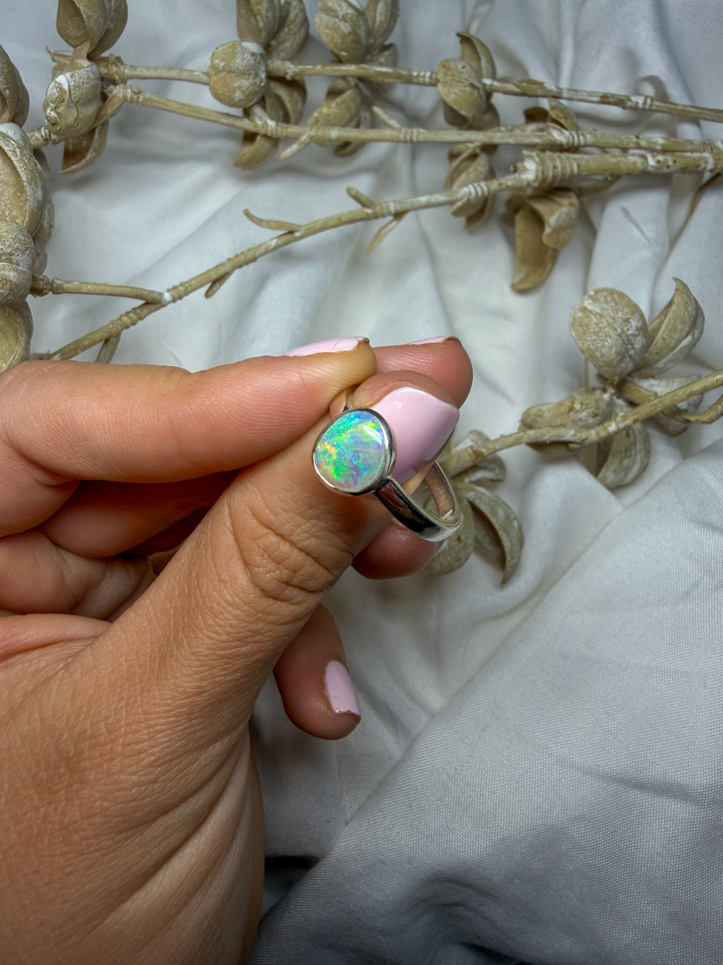 Opal Ring - size 8 - #1