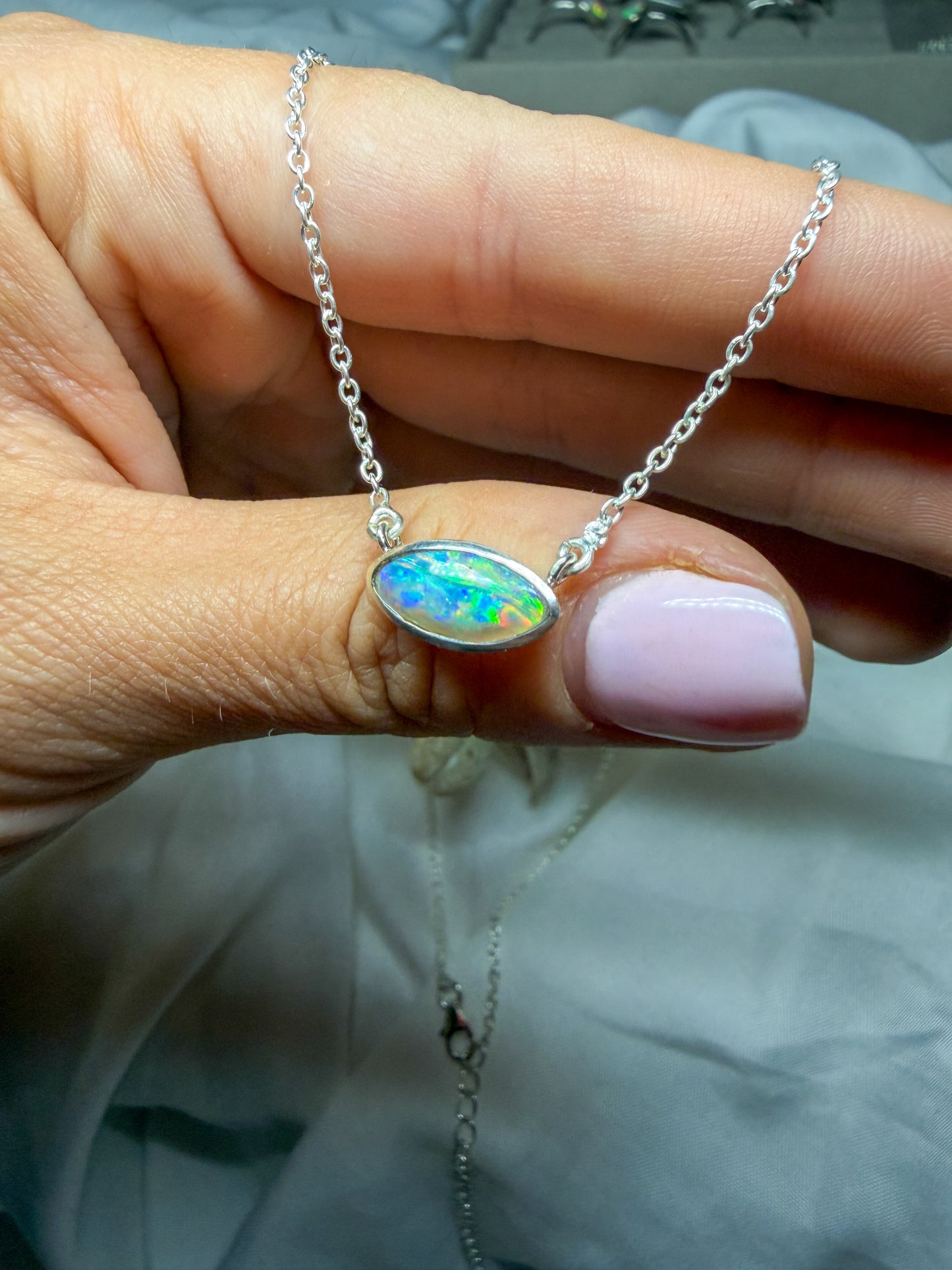 Opal necklace #2