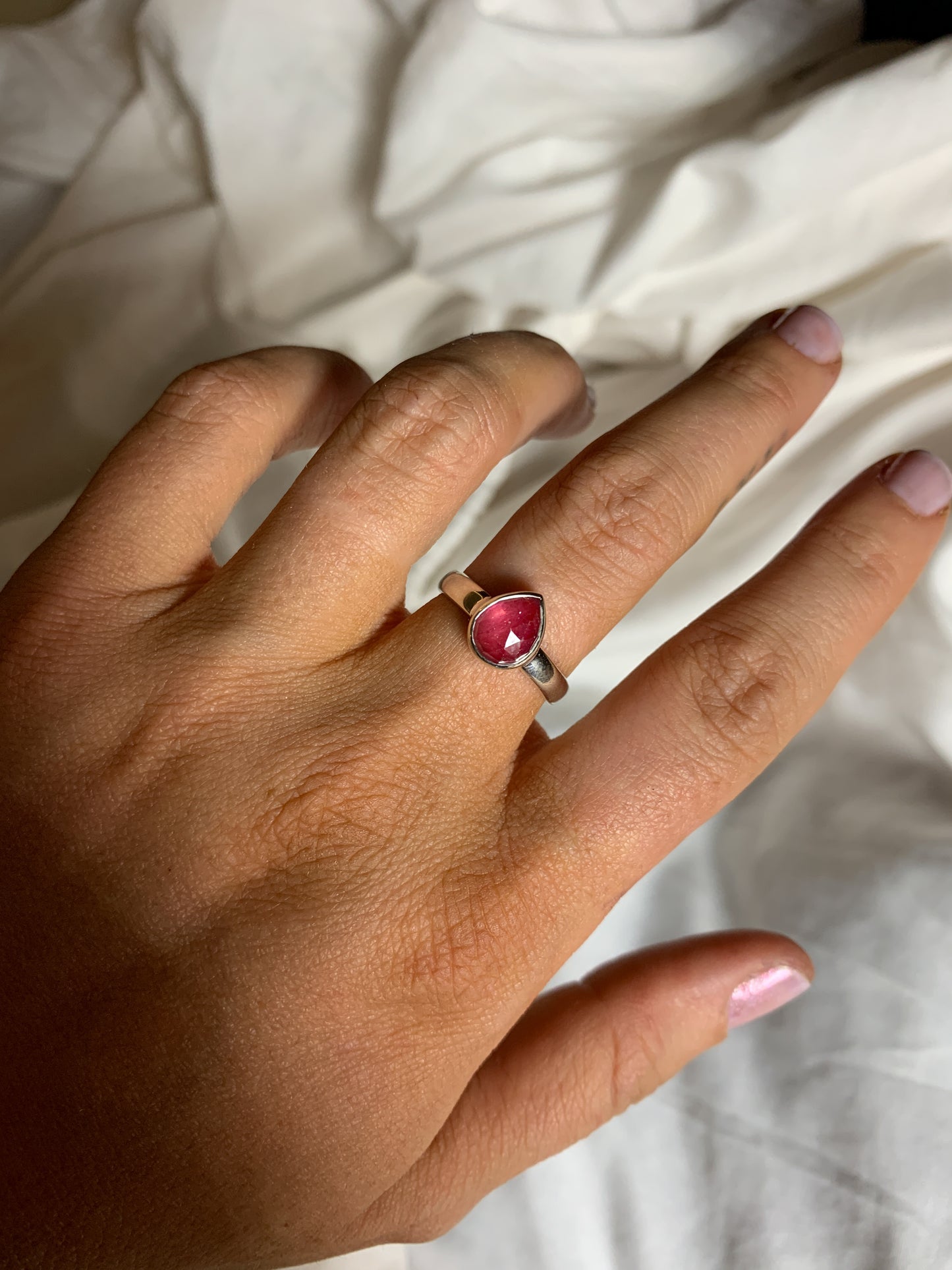 Pink Sapphire - Size 7 #3