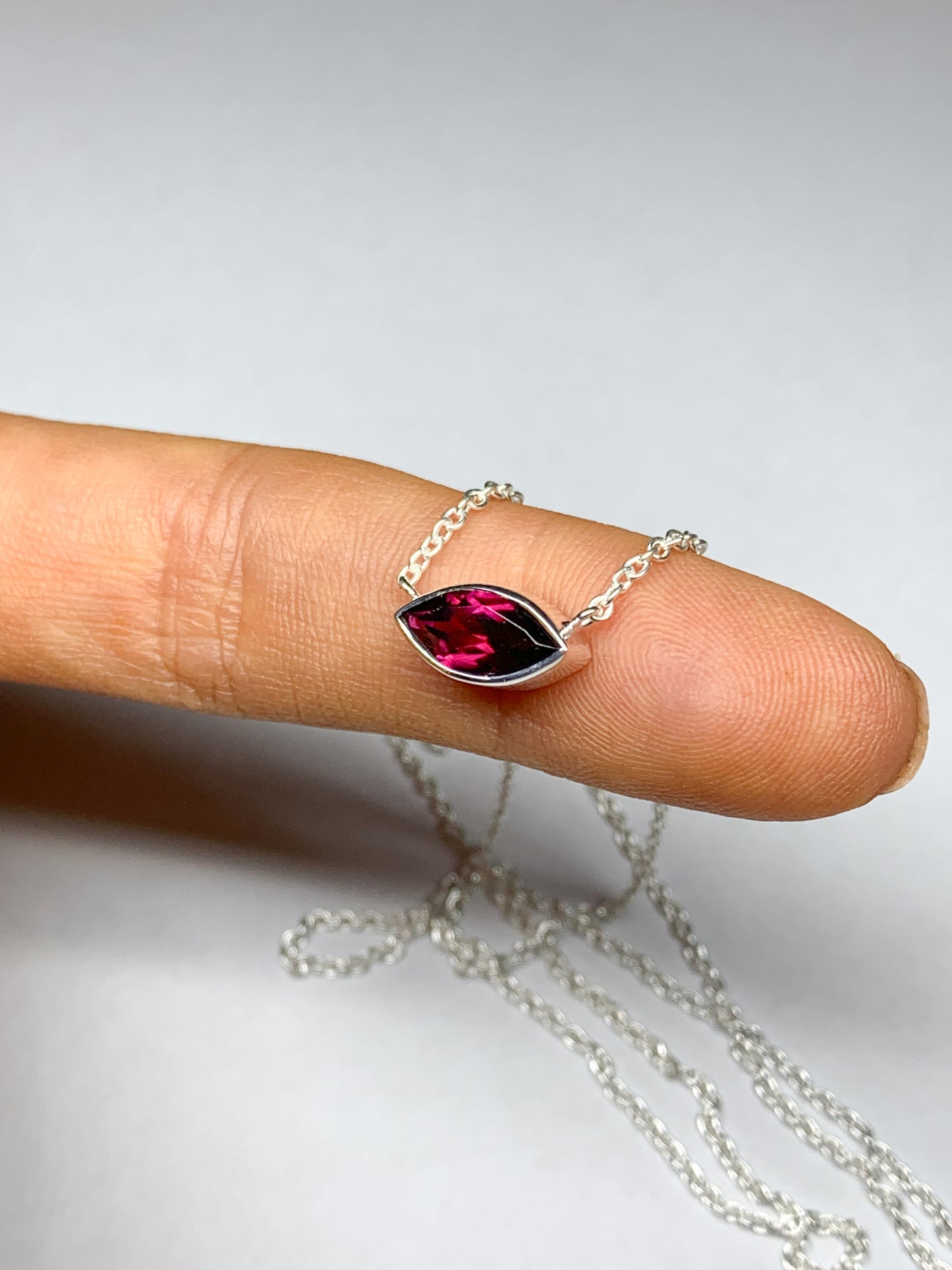 Rhodolite Garnet necklace #1