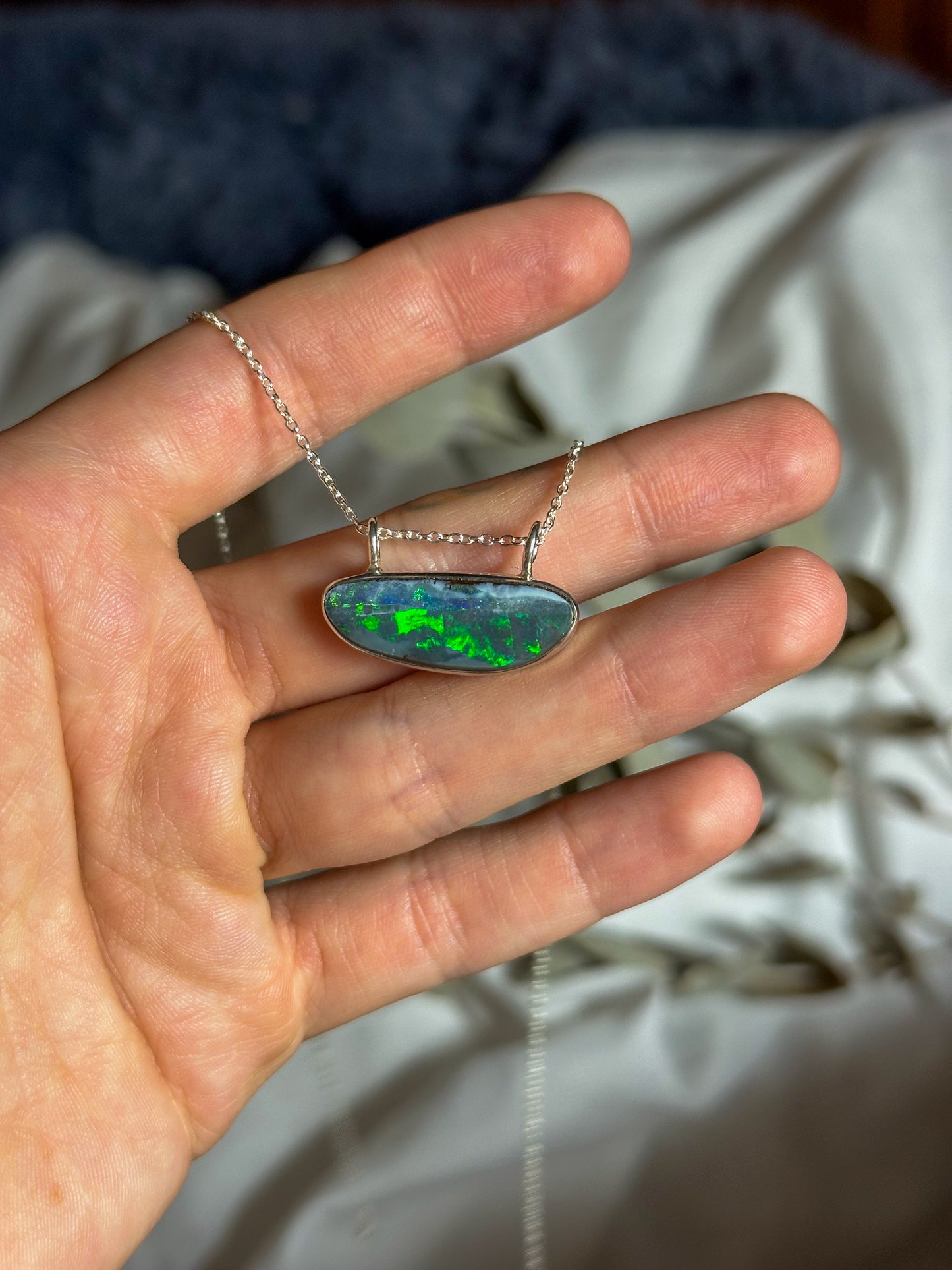 Boulder Opal Necklace #2