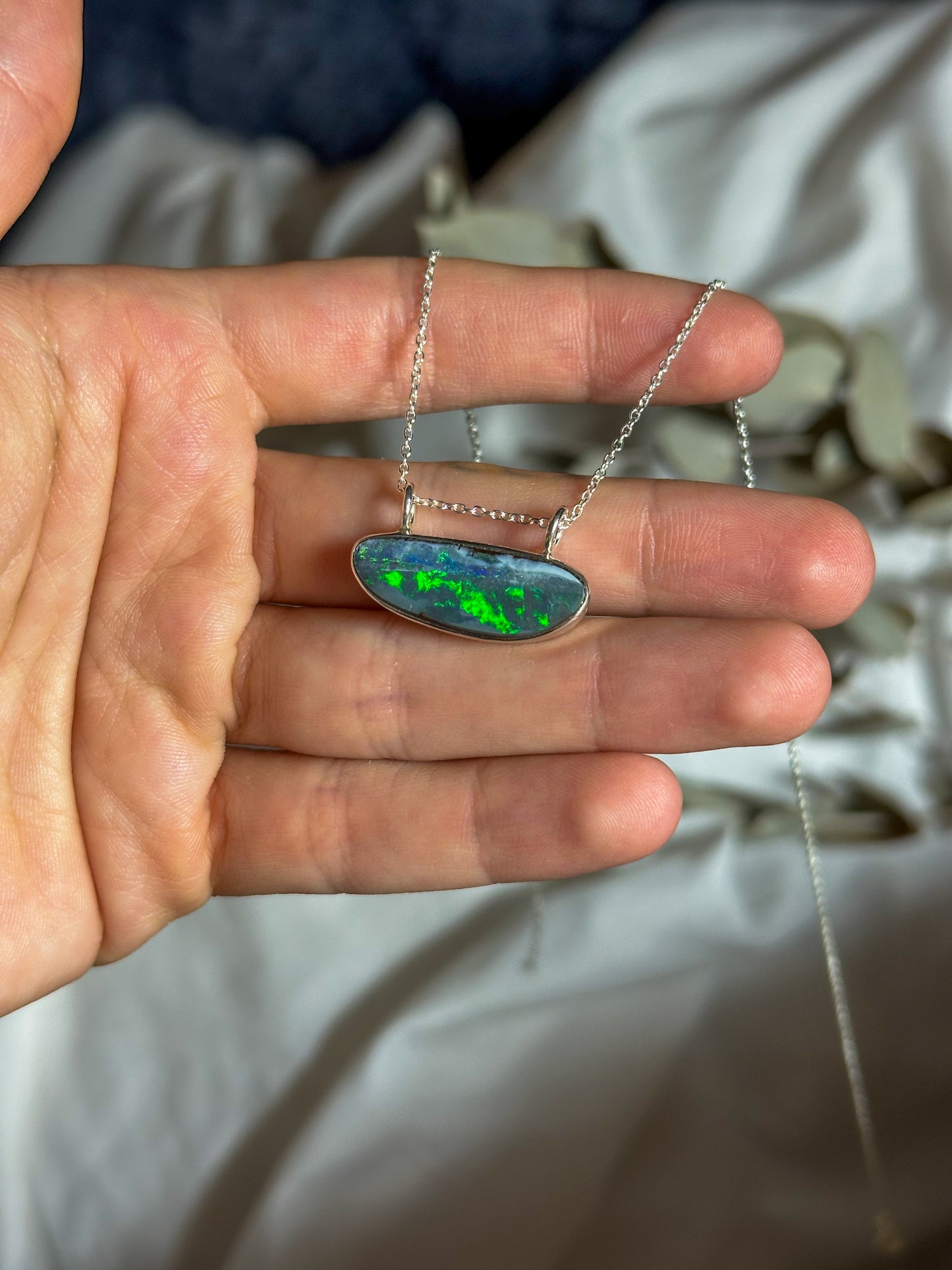 Boulder Opal Necklace #2