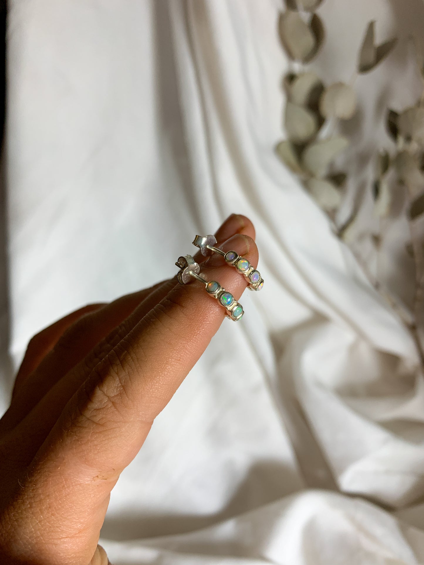 Multi opal earrings #2