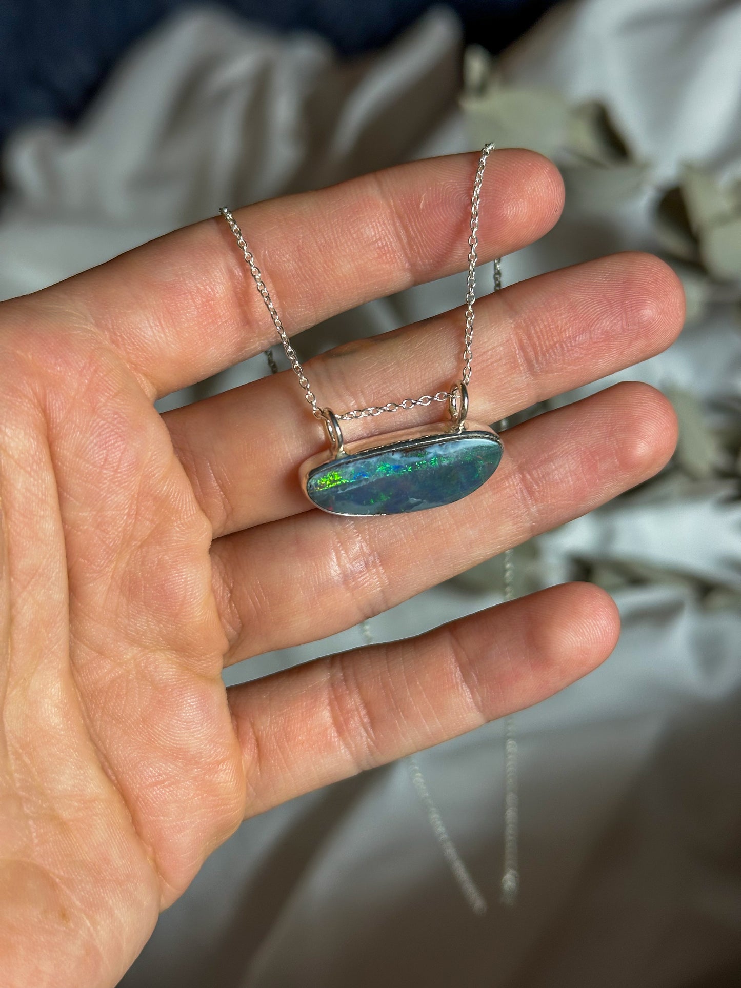 Boulder Opal Necklace #2