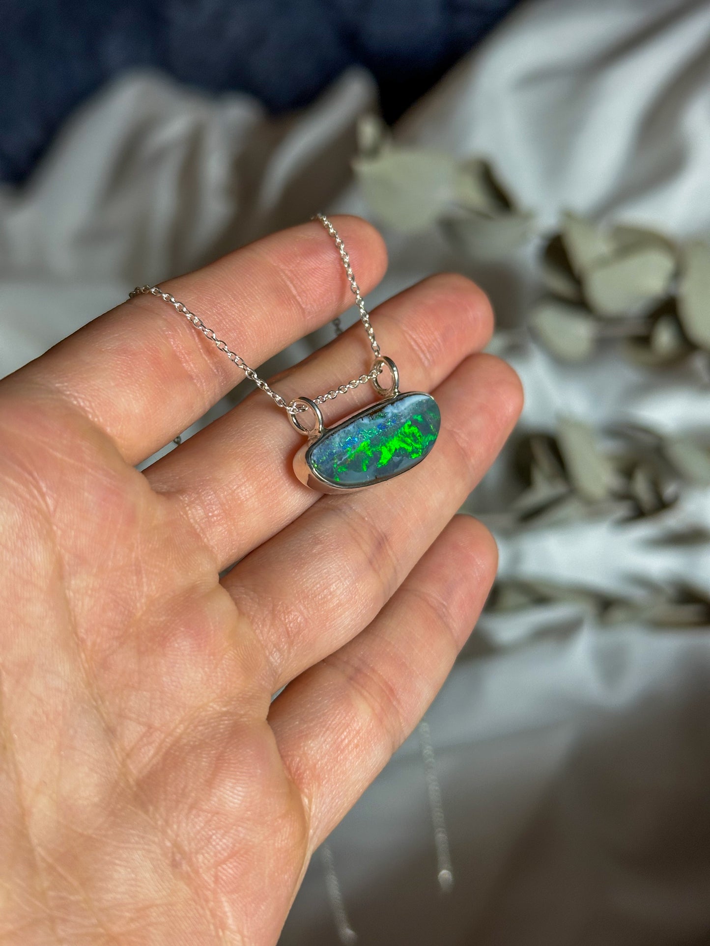 Boulder Opal Necklace #2
