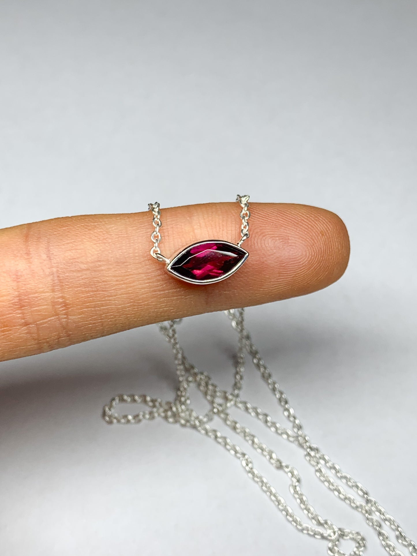 Rhodolite Garnet necklace #1