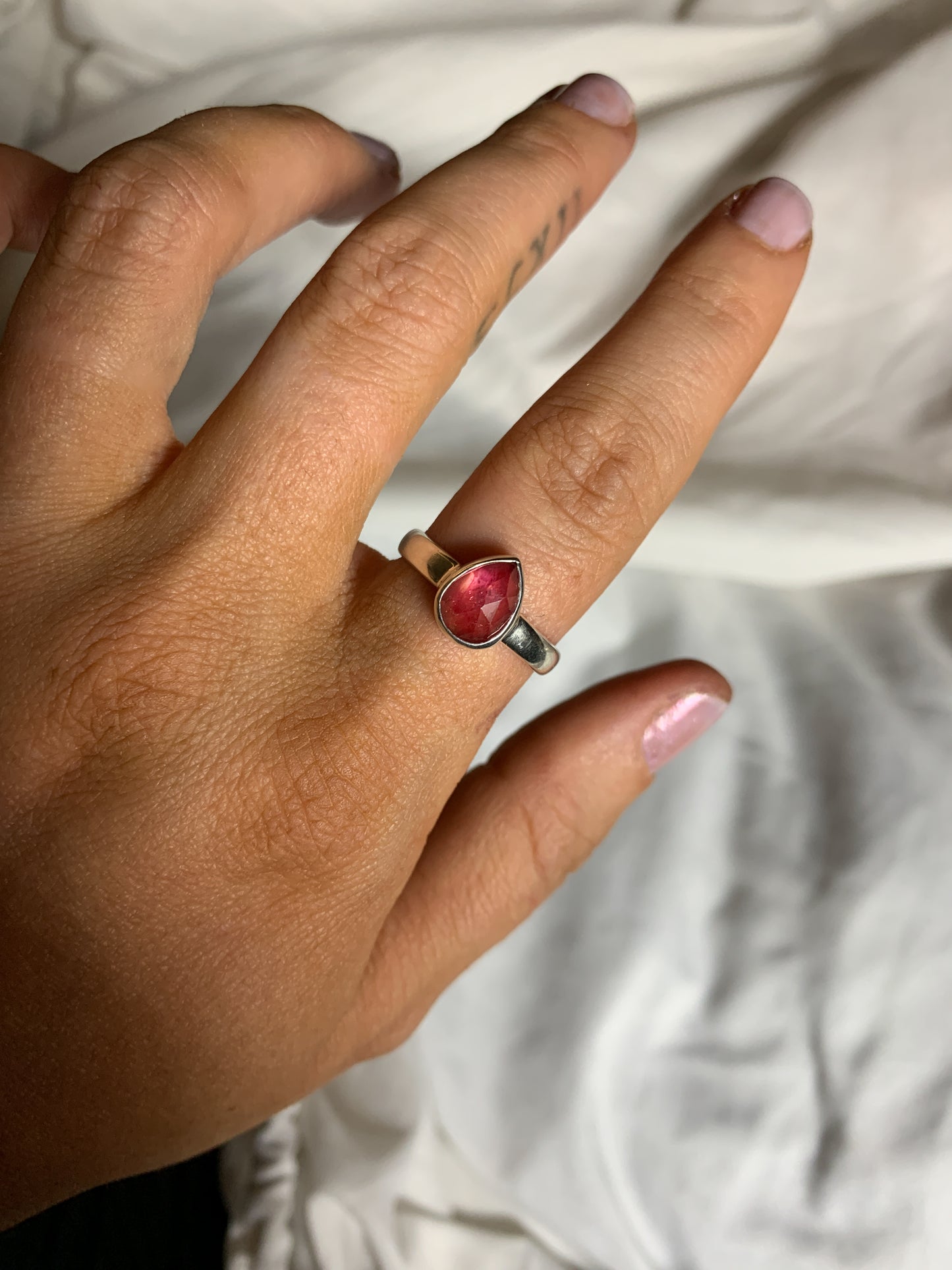 Pink Sapphire - Size 8 #5