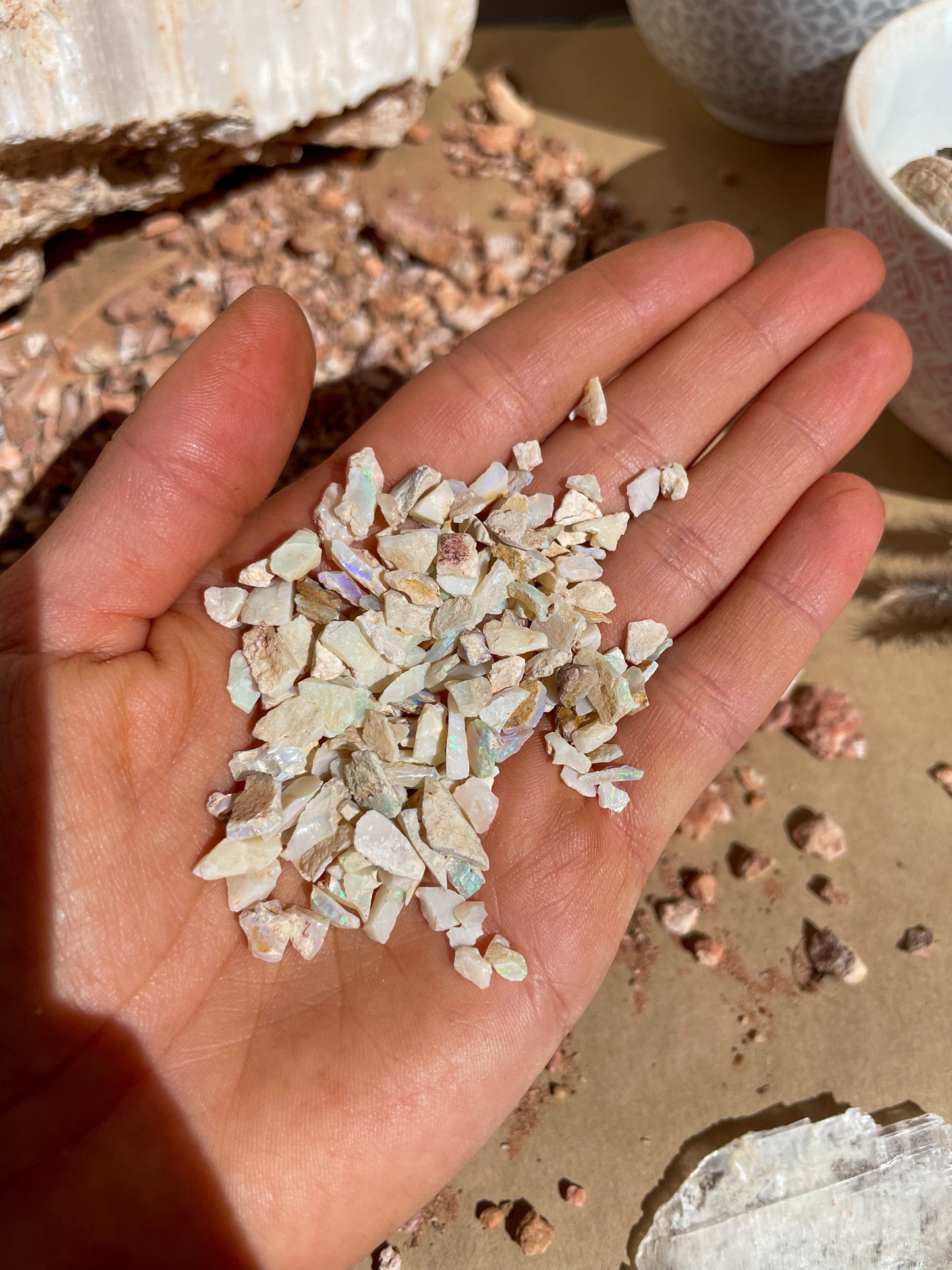 Raw Opal Chips