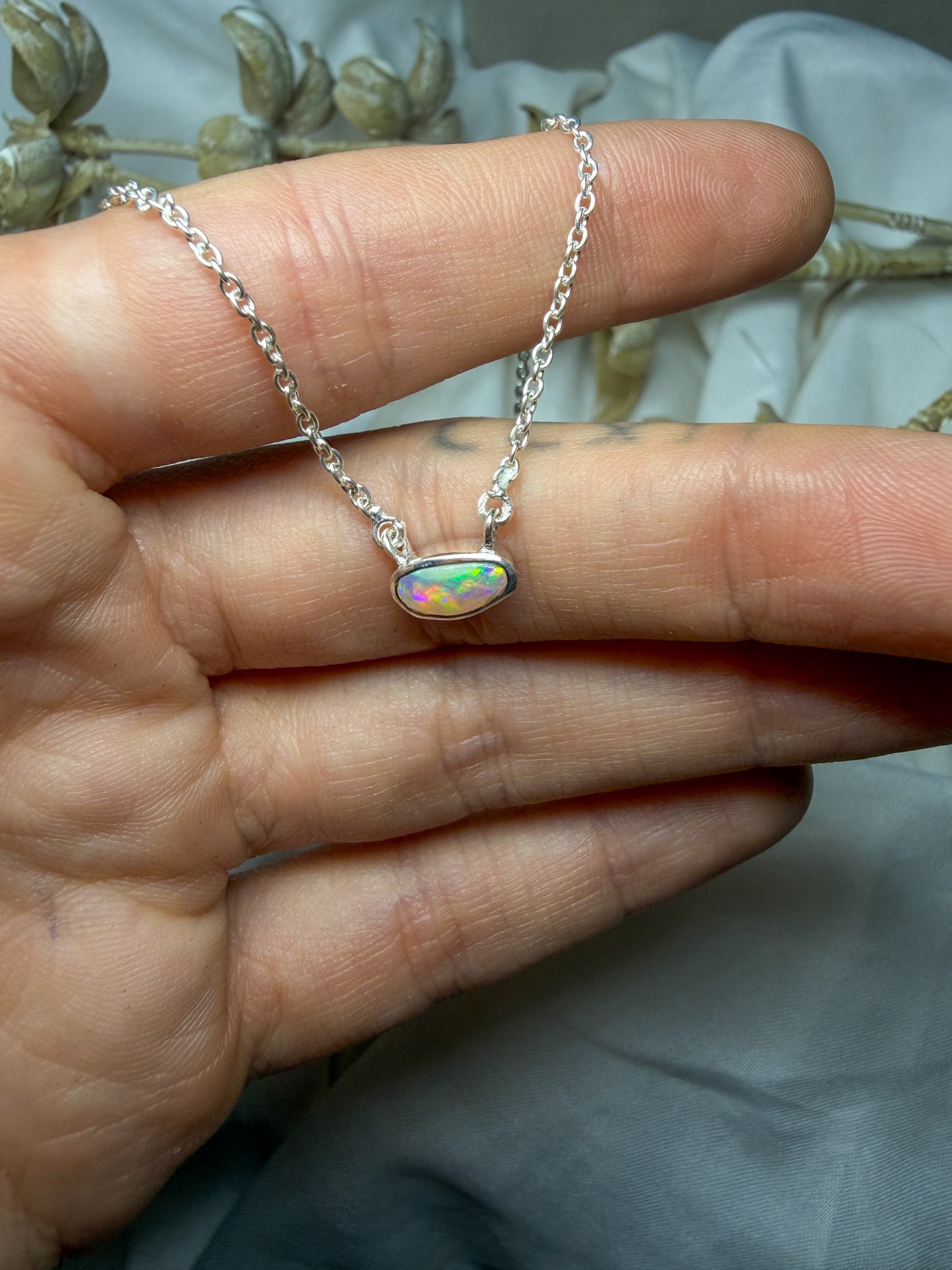 Opal necklace #1