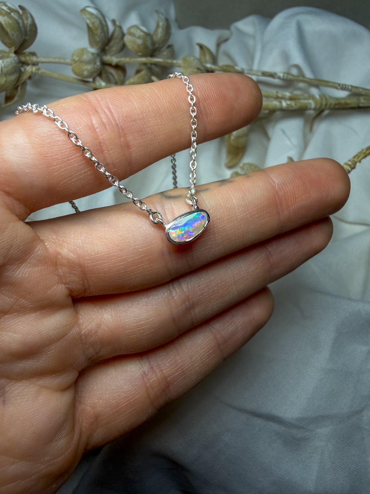 Opal necklace #1