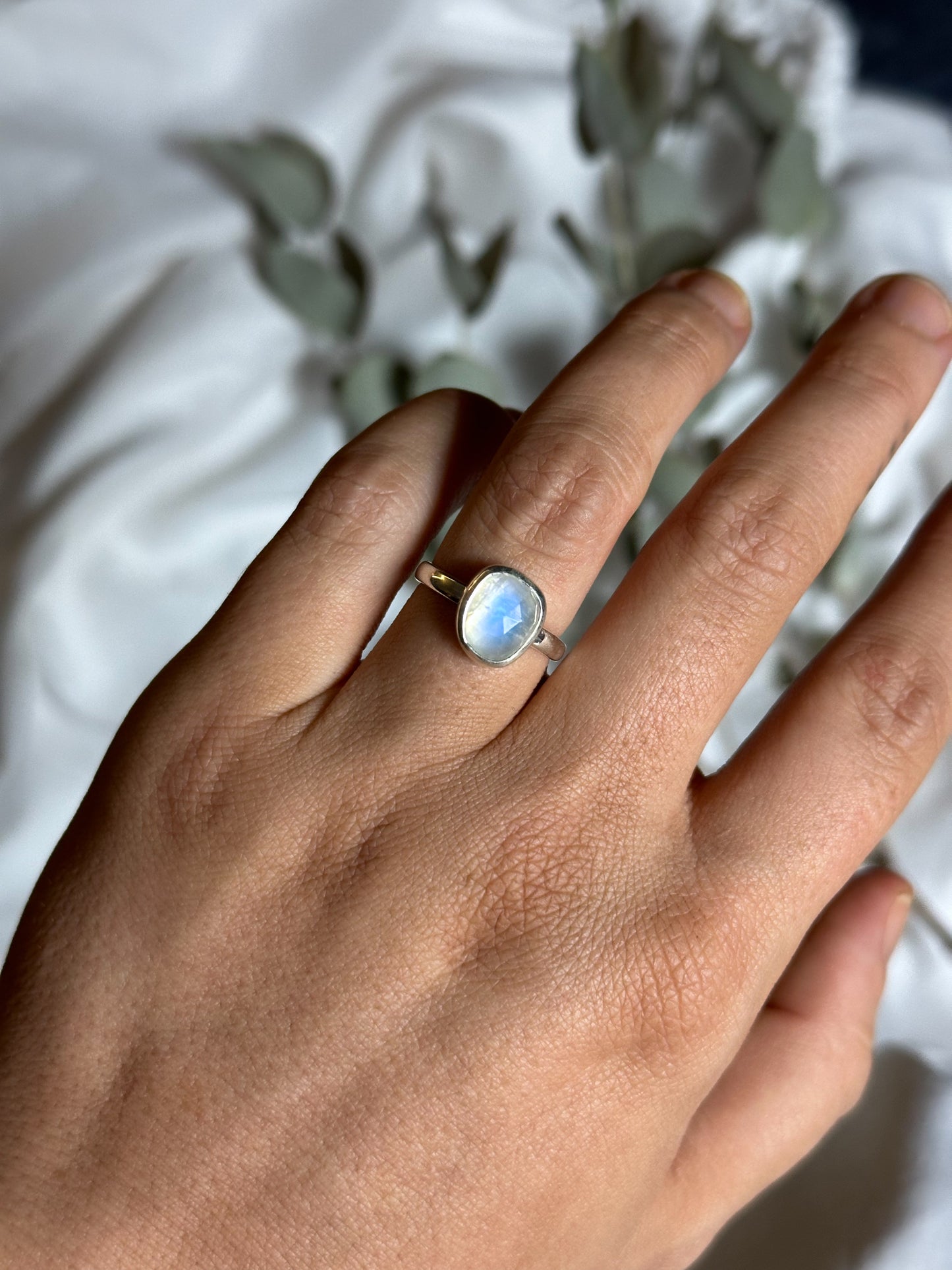 Rainbow Moonstone - size 6 | #1