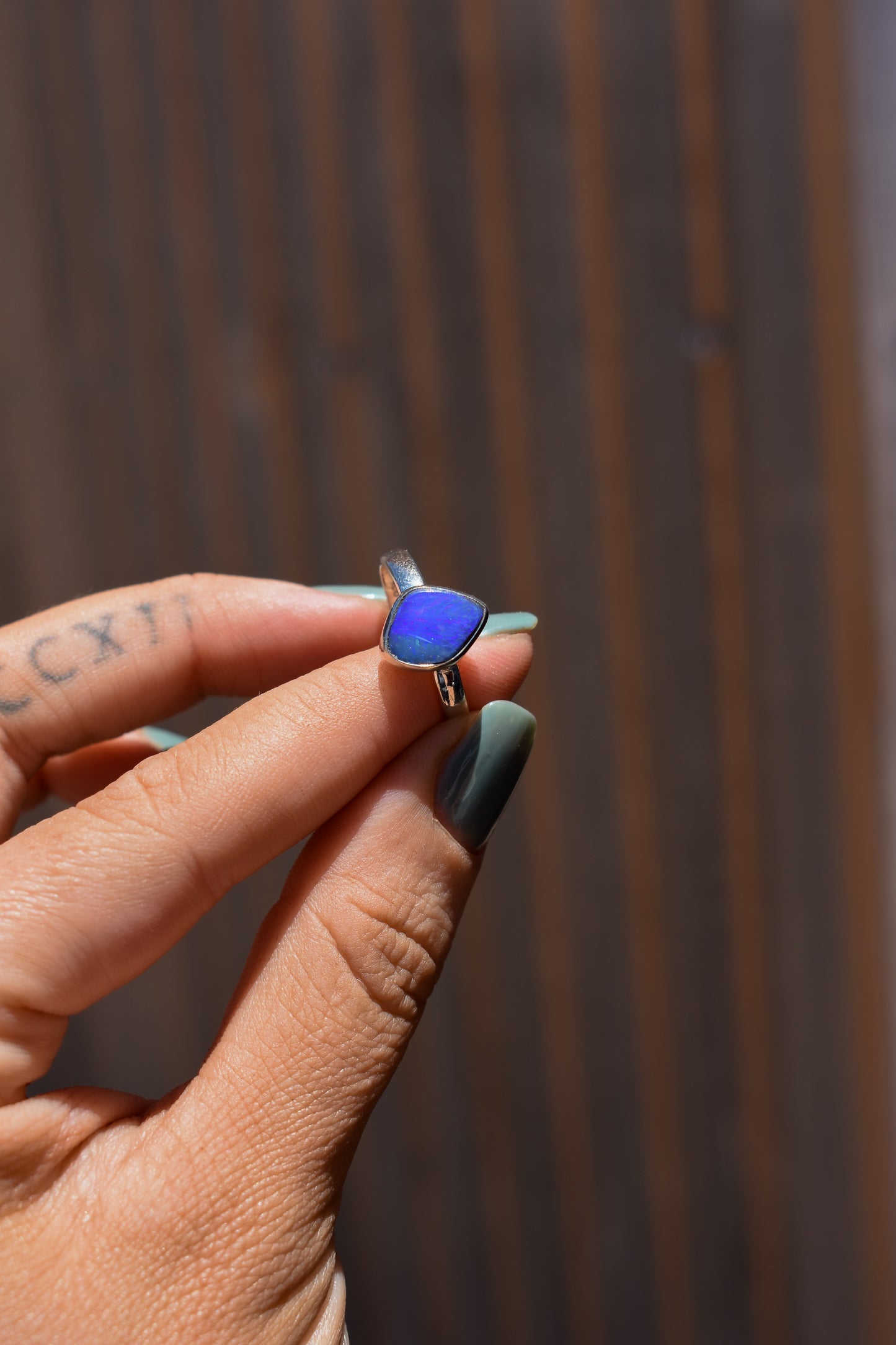 Boulder Opal - size 8 #5