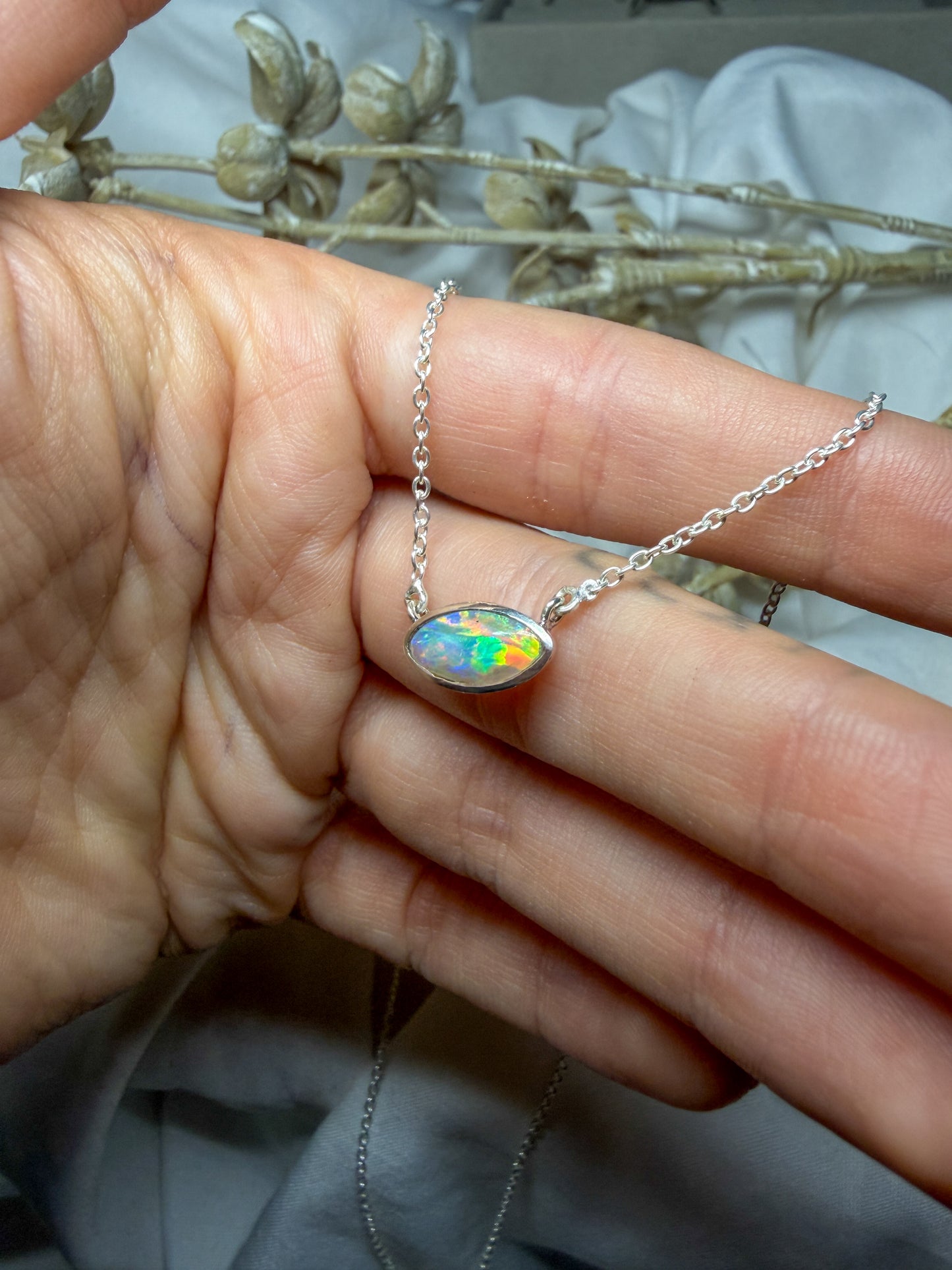 Opal necklace #2