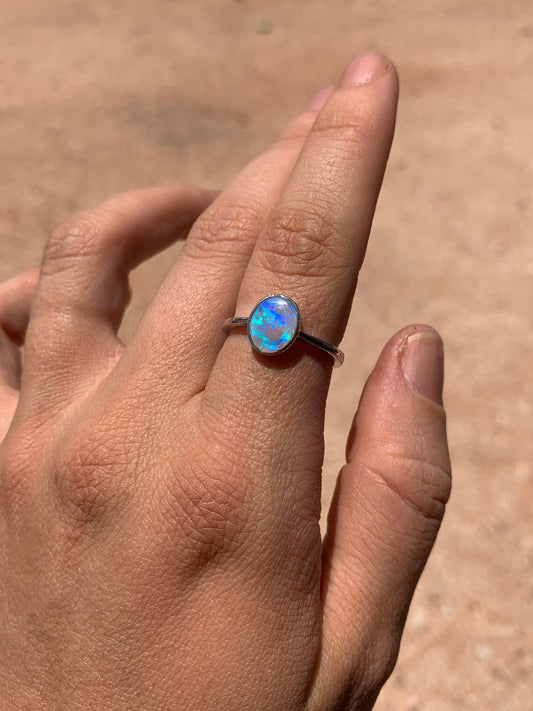Electric Crystal Opal - size 8