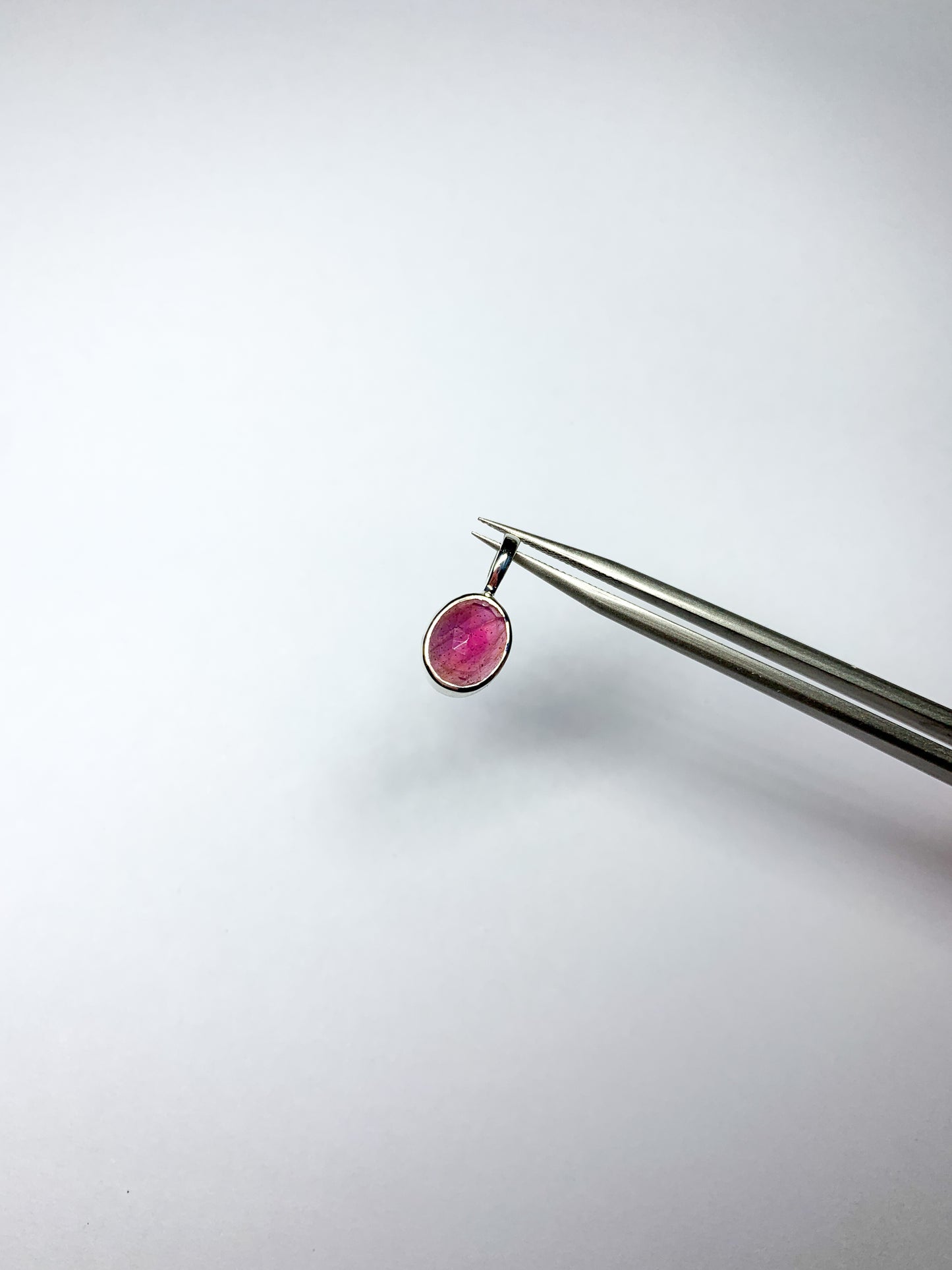 Pink Sapphire pendant #2