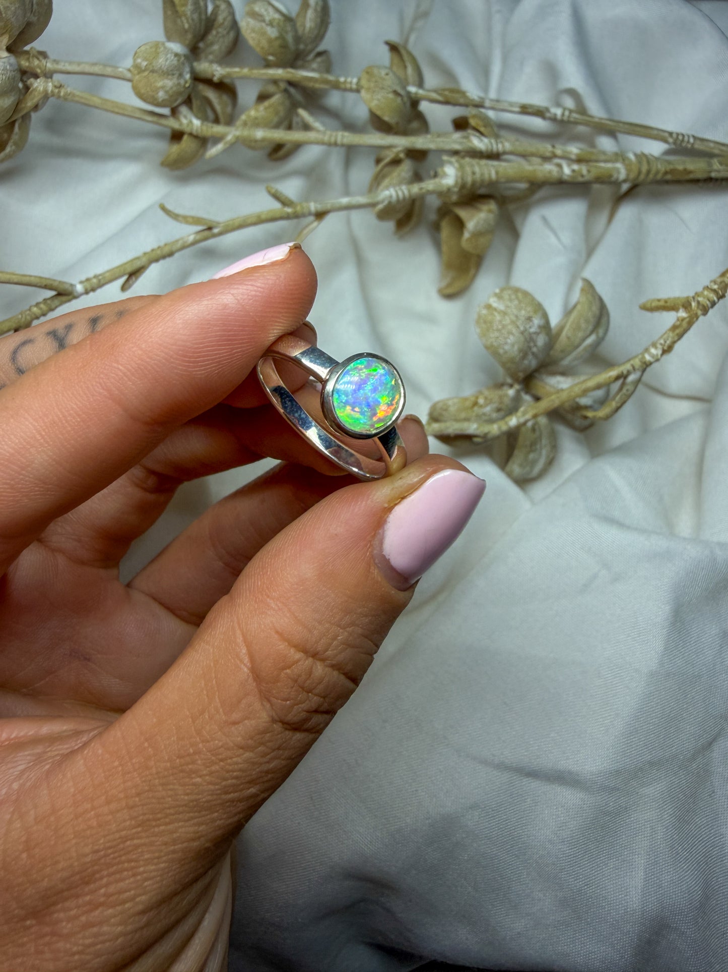 Opal Ring - size 8 - #2