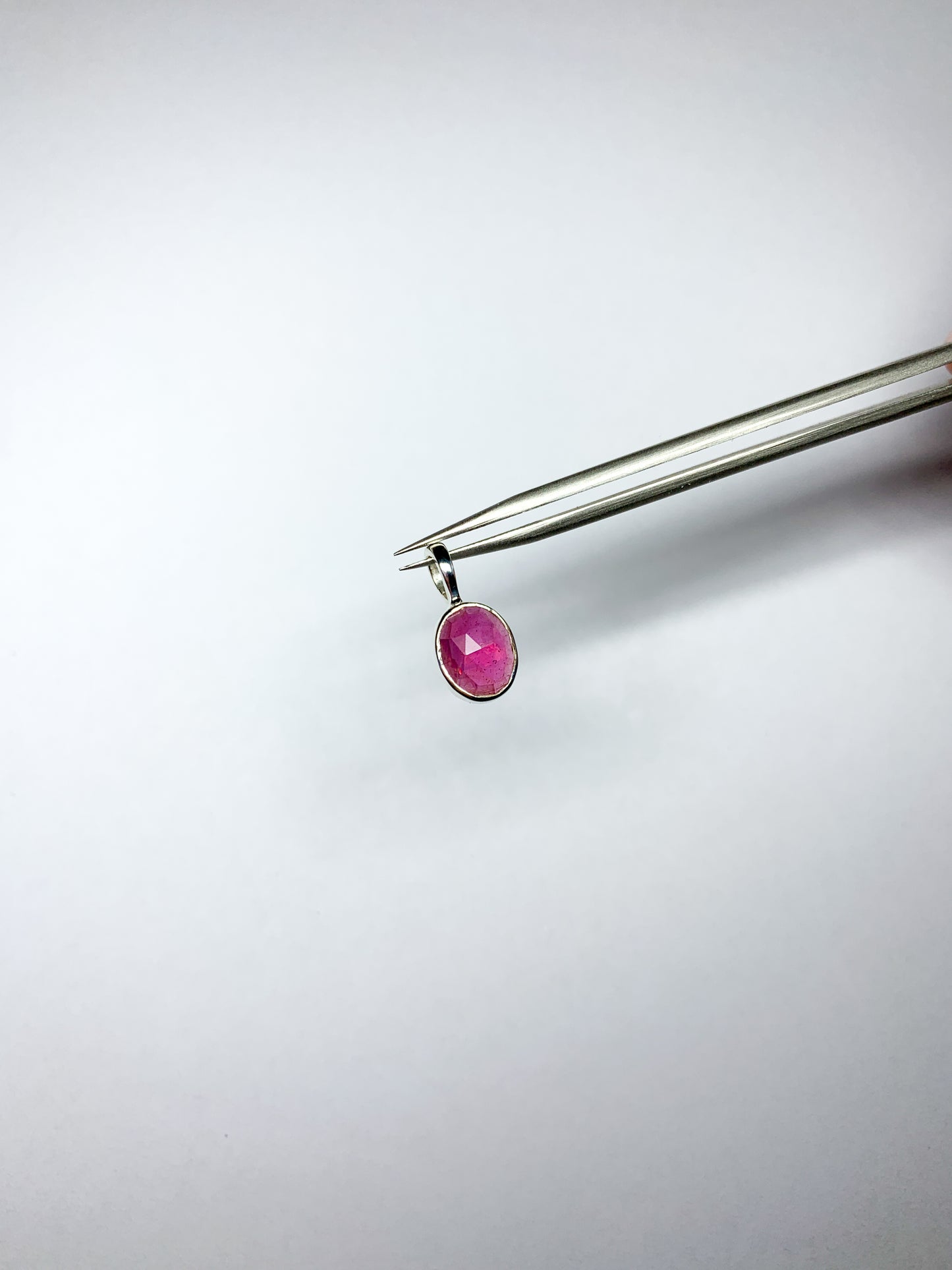 Pink Sapphire pendant #1
