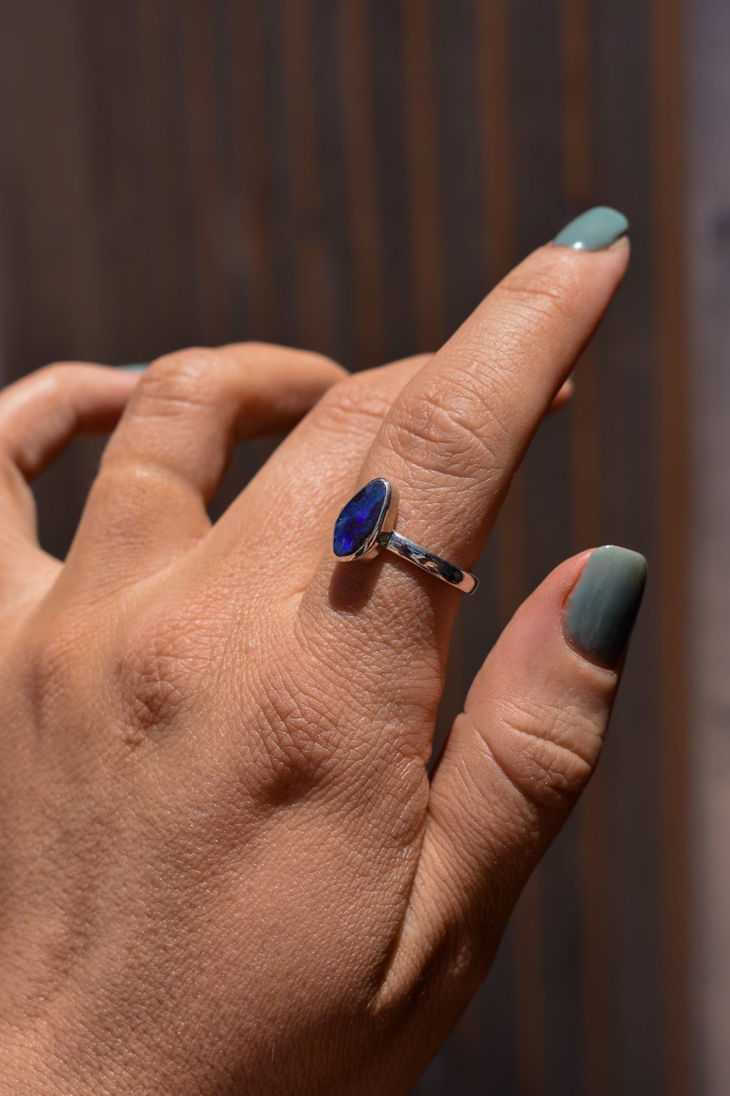 Boulder Opal - size 8 #4