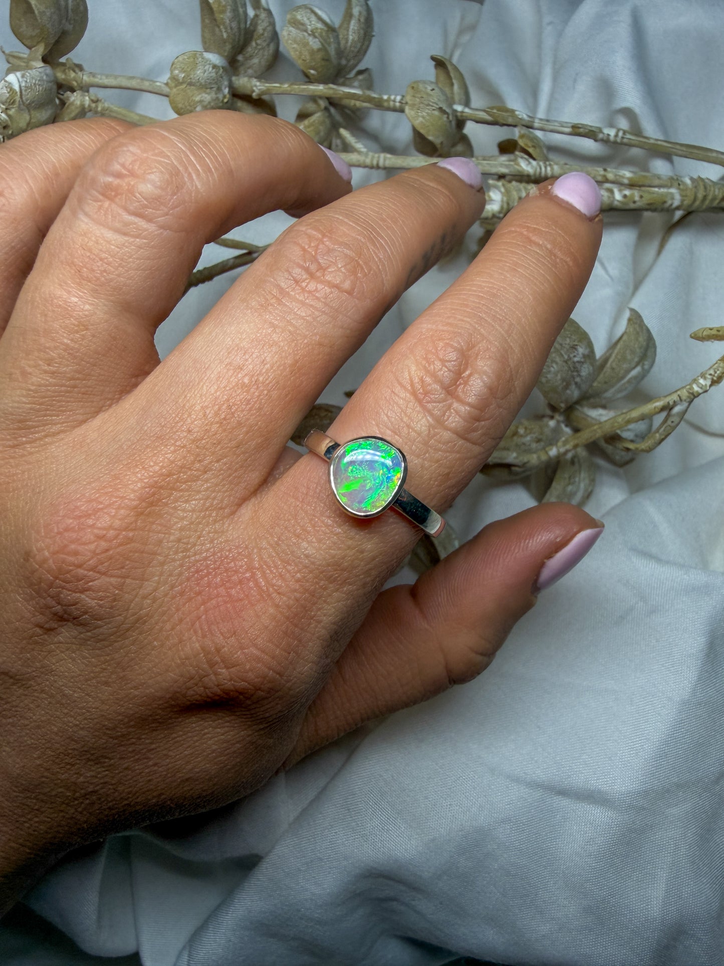 Opal Ring - size 8 - #1