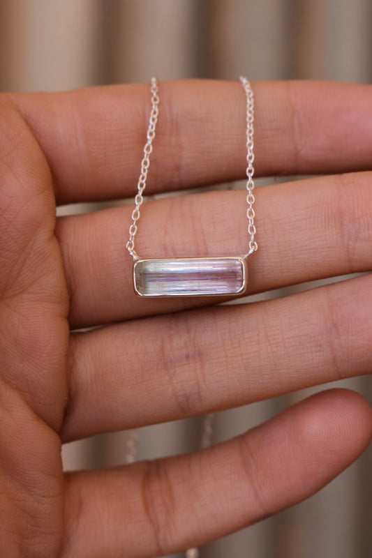 Pastel Watermelon Tourmaline Necklace #6