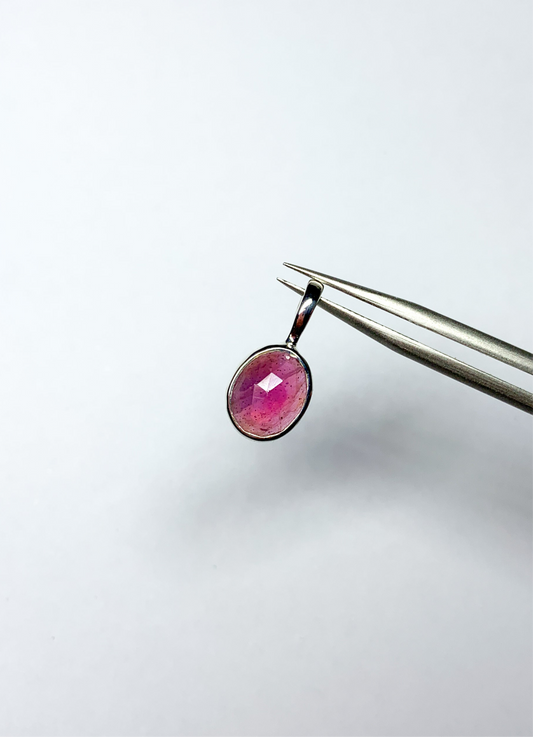 Pink Sapphire pendant #2