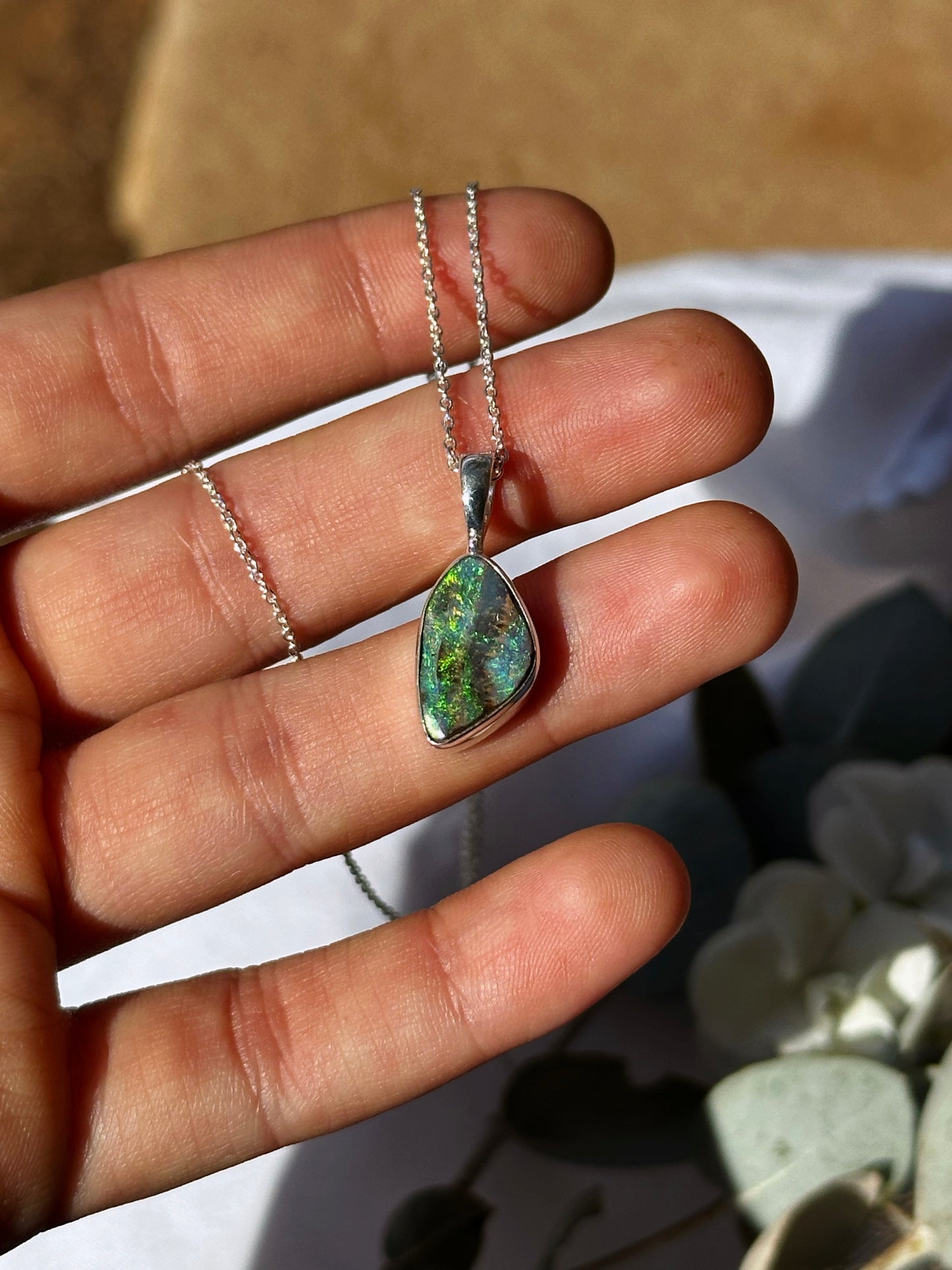 Boulder Opal Necklace | #8