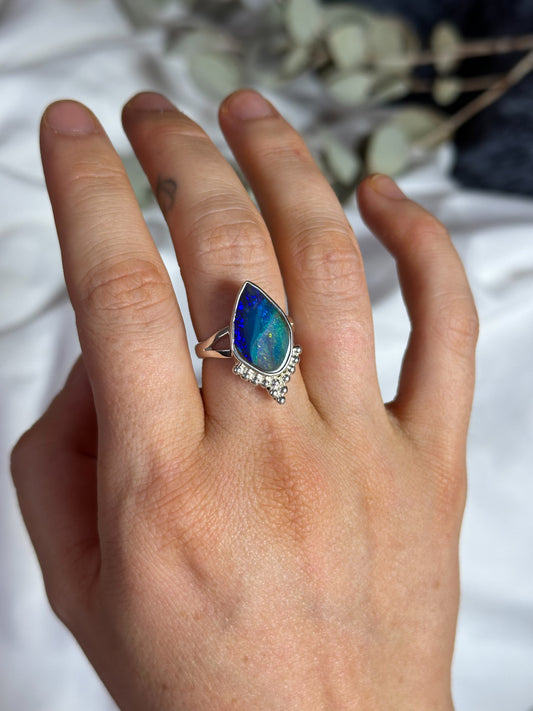 Boulder Opal | Size 7 | #4