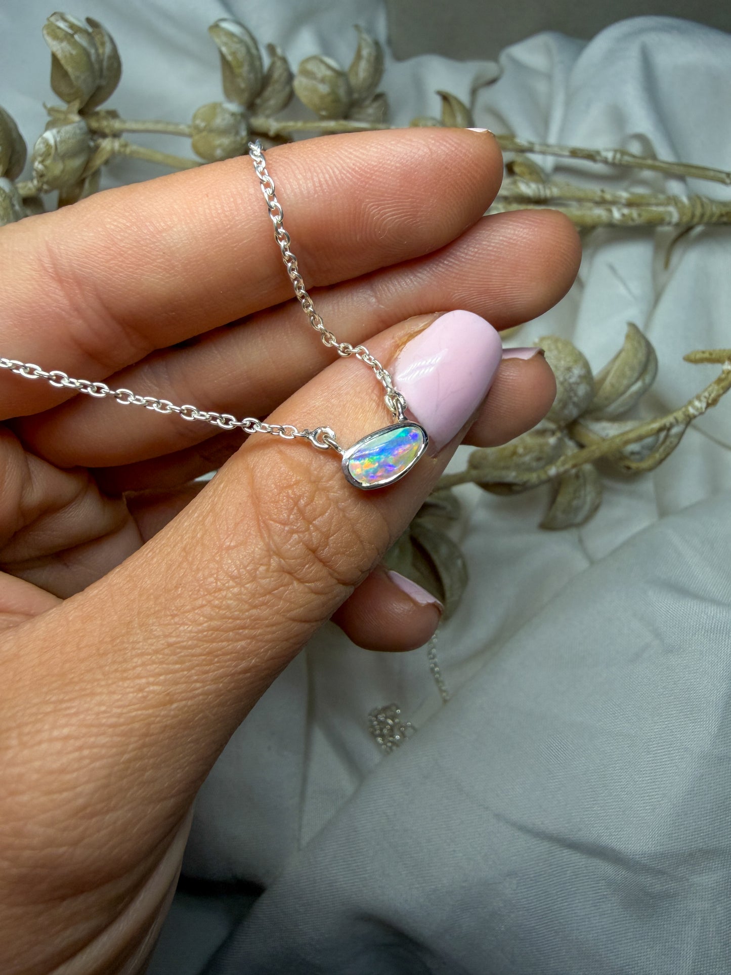 Opal necklace #1