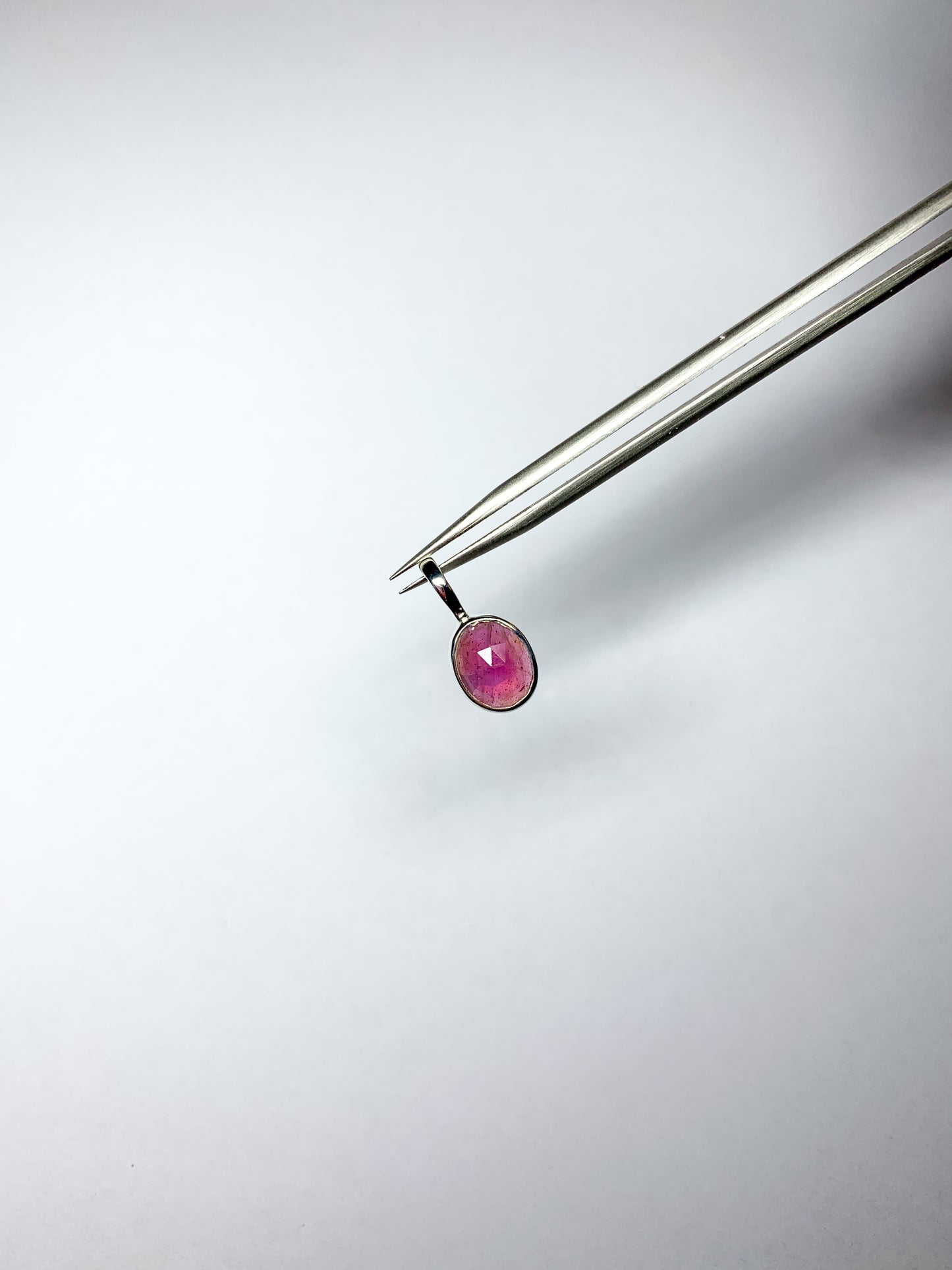 Pink Sapphire pendant #2