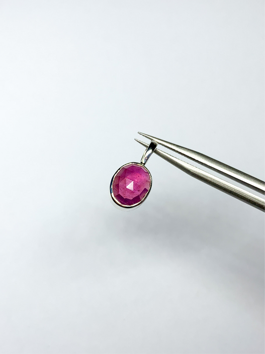 Pink Sapphire pendant #1