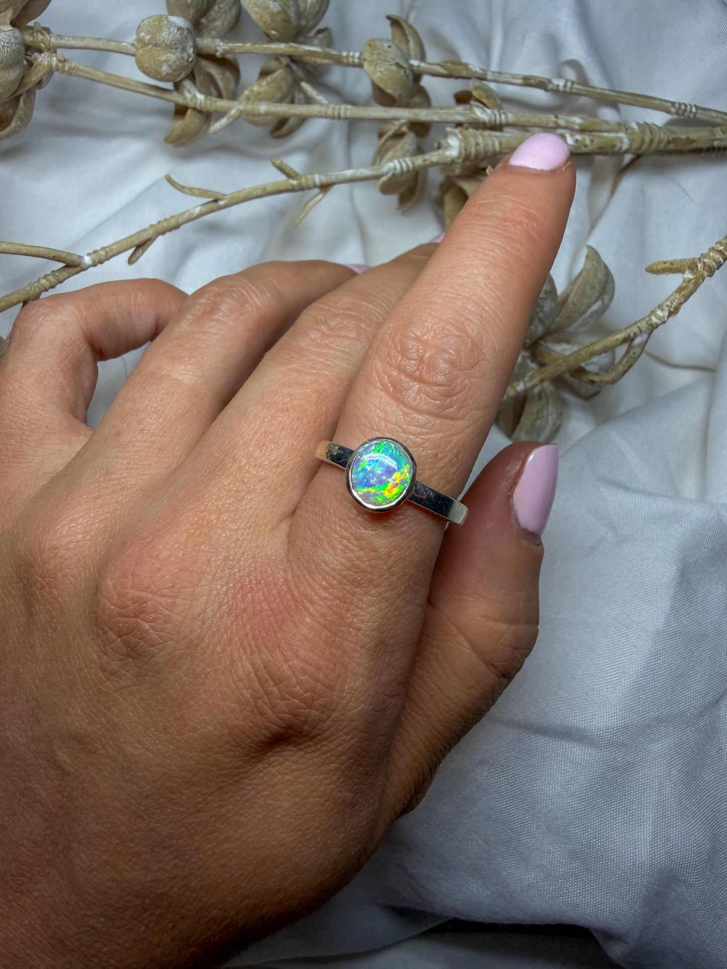 Opal Ring - size 8 - #2