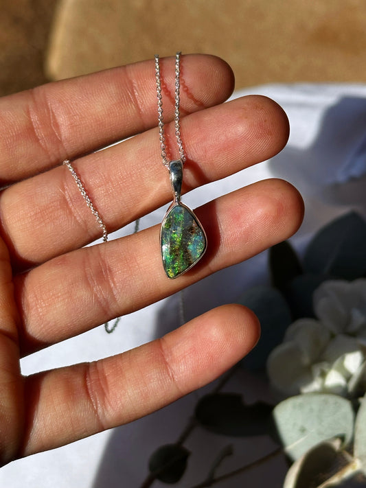 Boulder Opal Necklace | #8