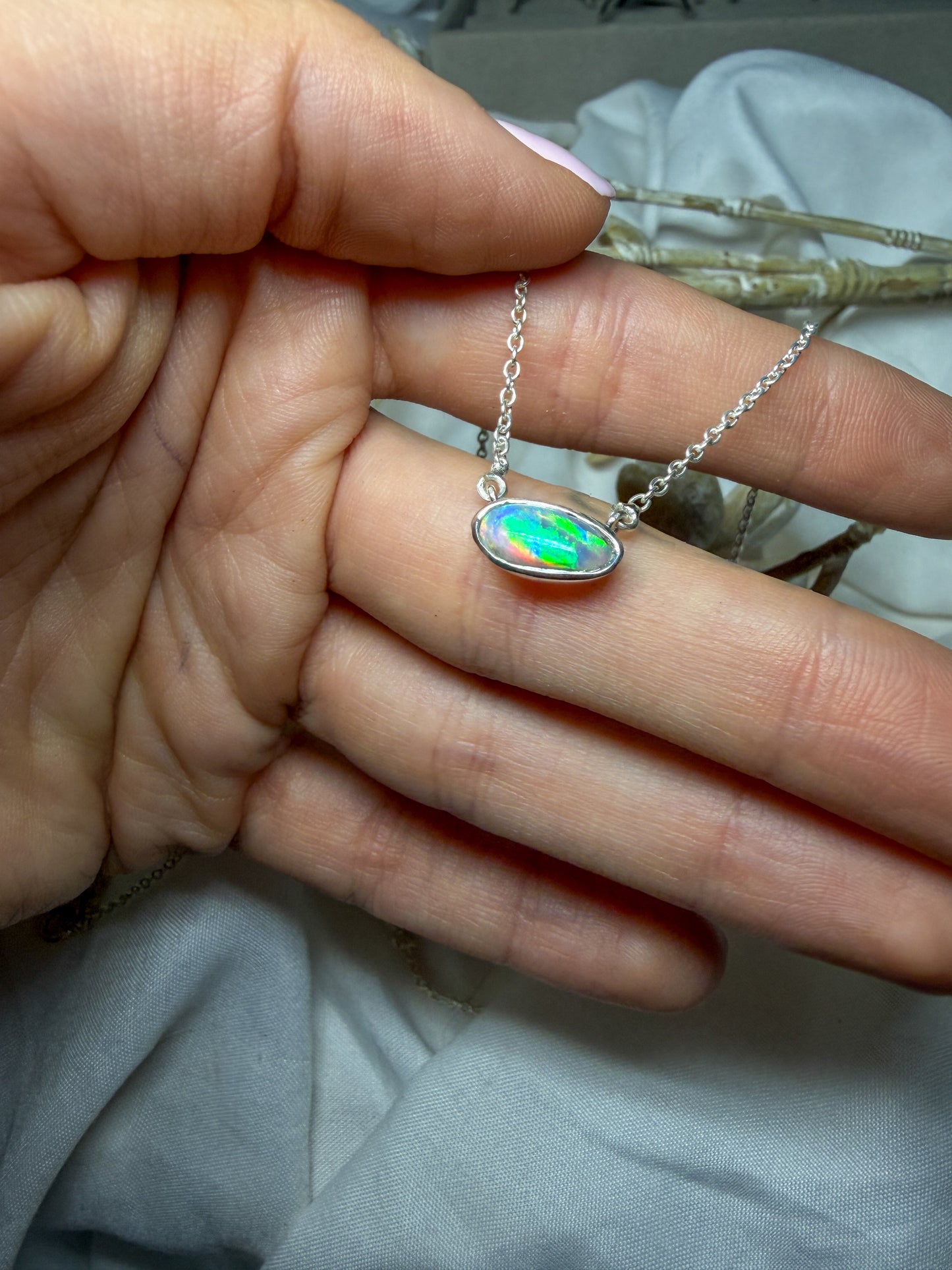 Opal necklace #3