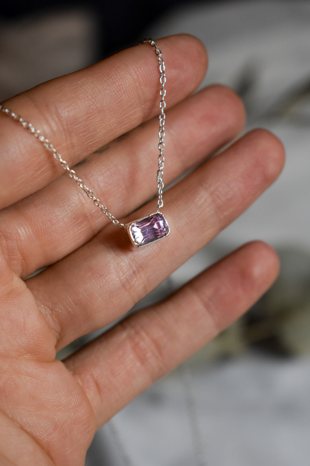Kunzite necklace #2