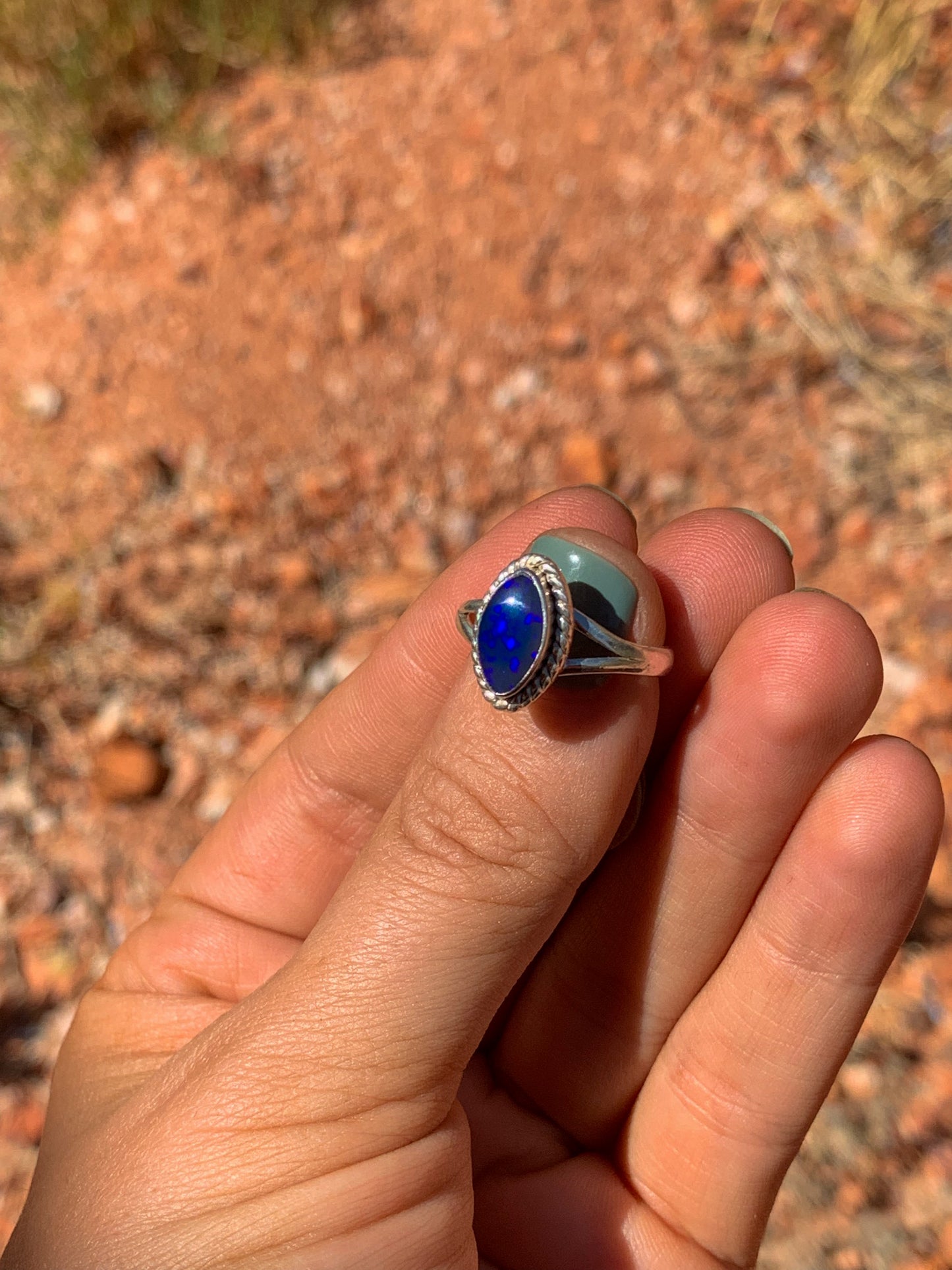 Ana  - size 7 black opal