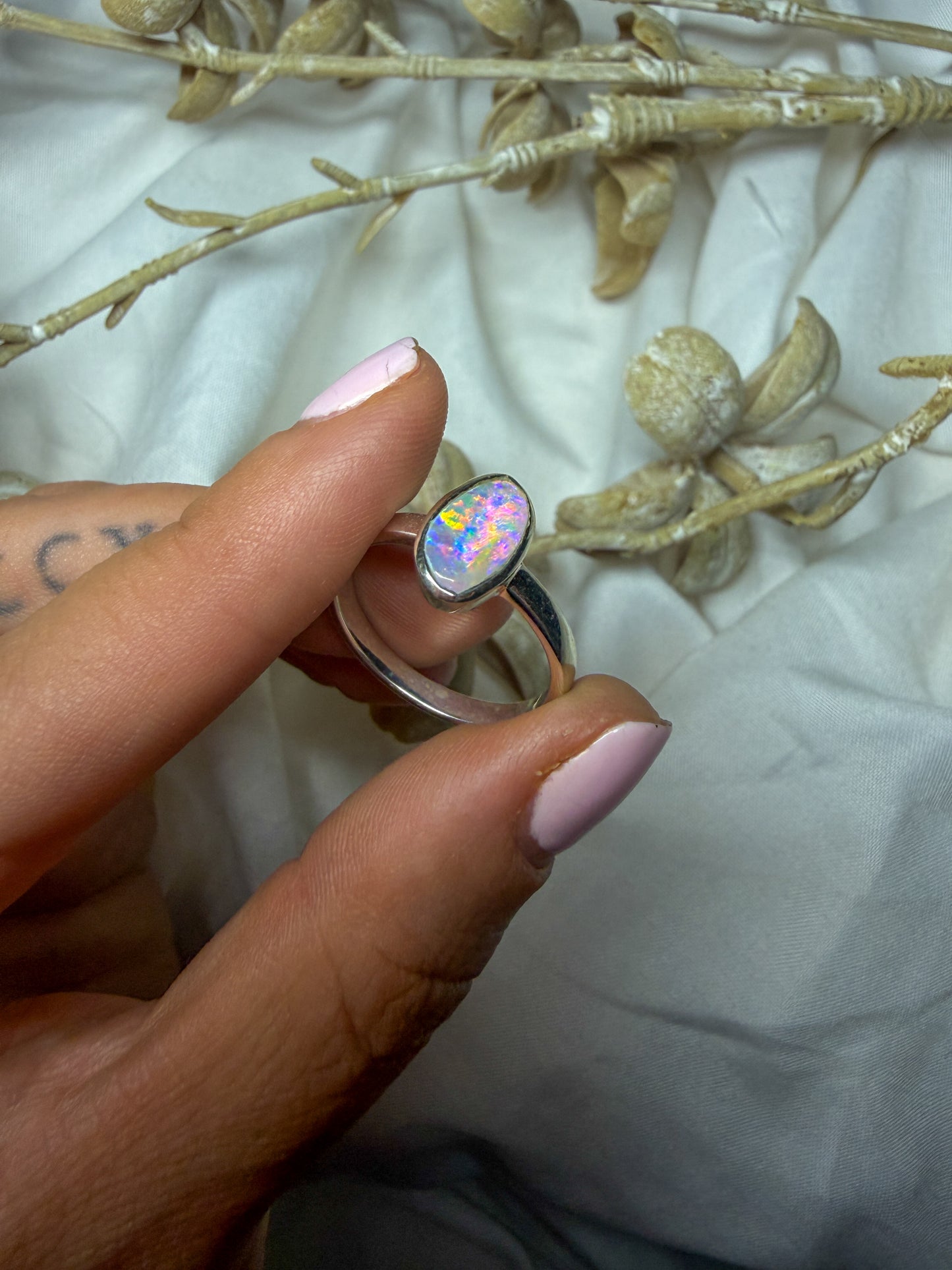 Opal Ring - size 9 - #2