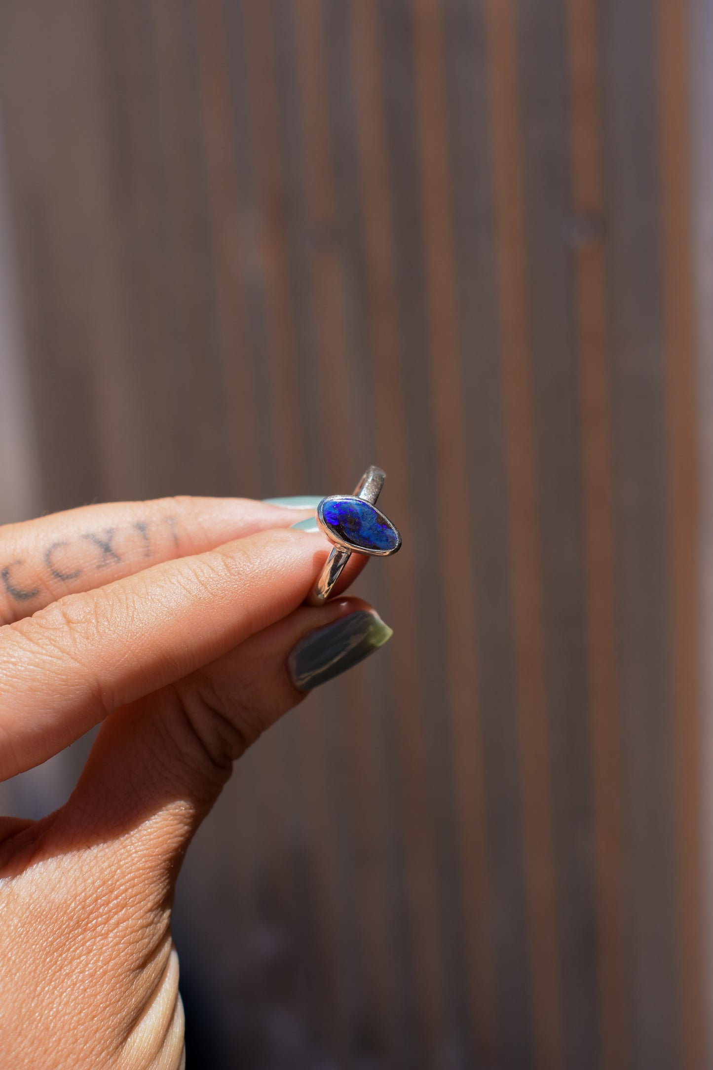 Boulder Opal - size 8 #4