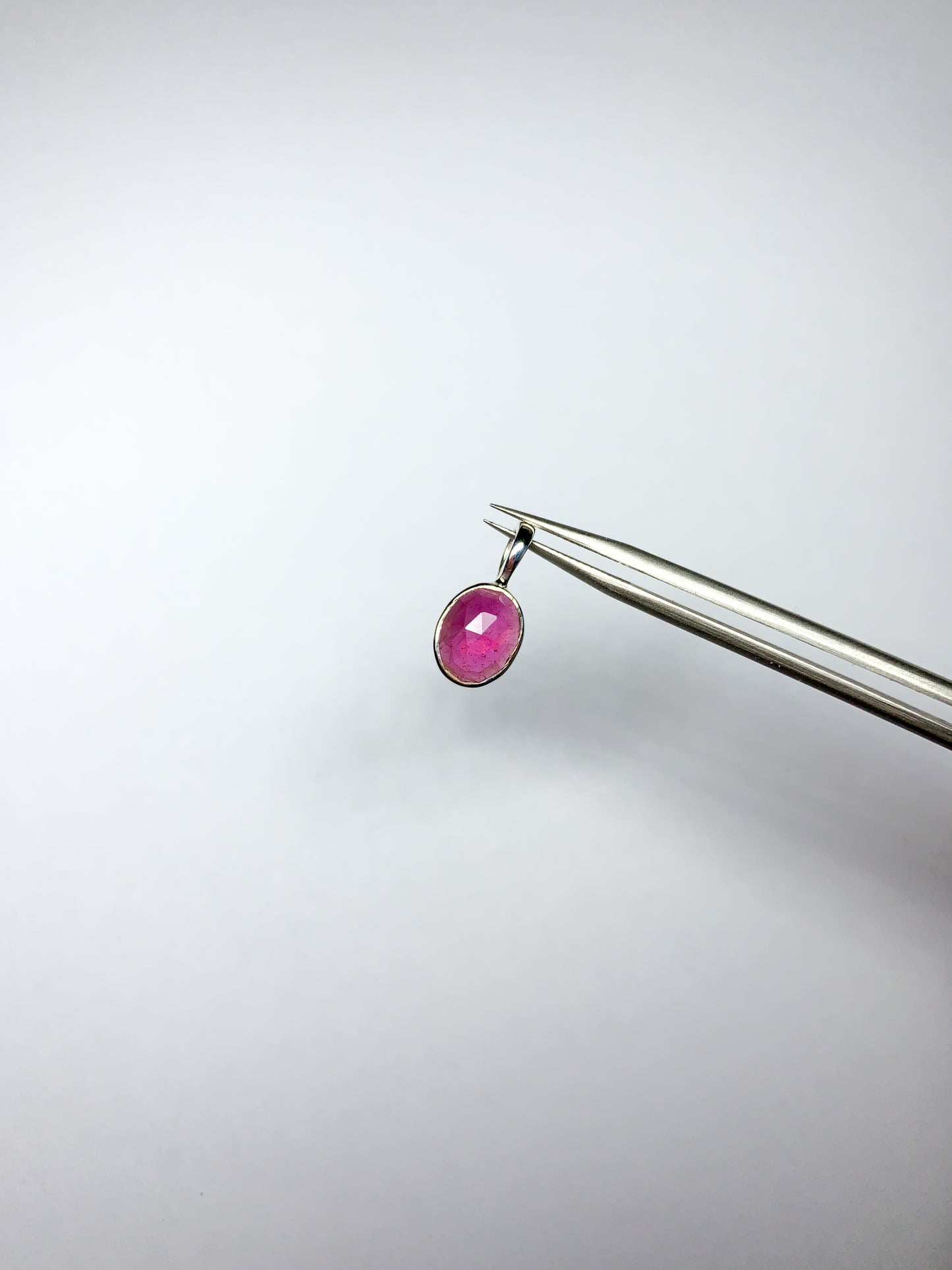 Pink Sapphire pendant #1