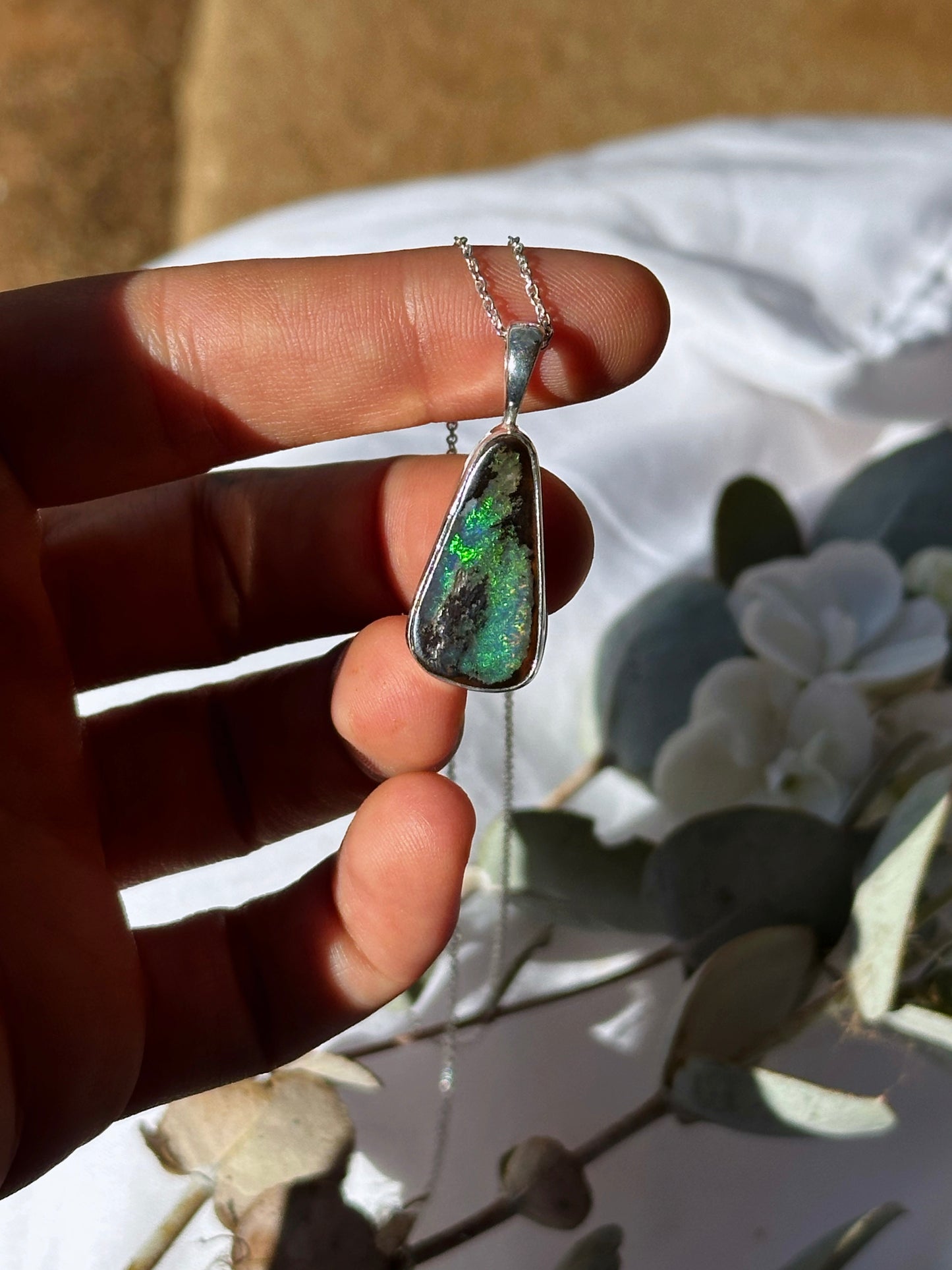 Boulder Opal Necklace | #5
