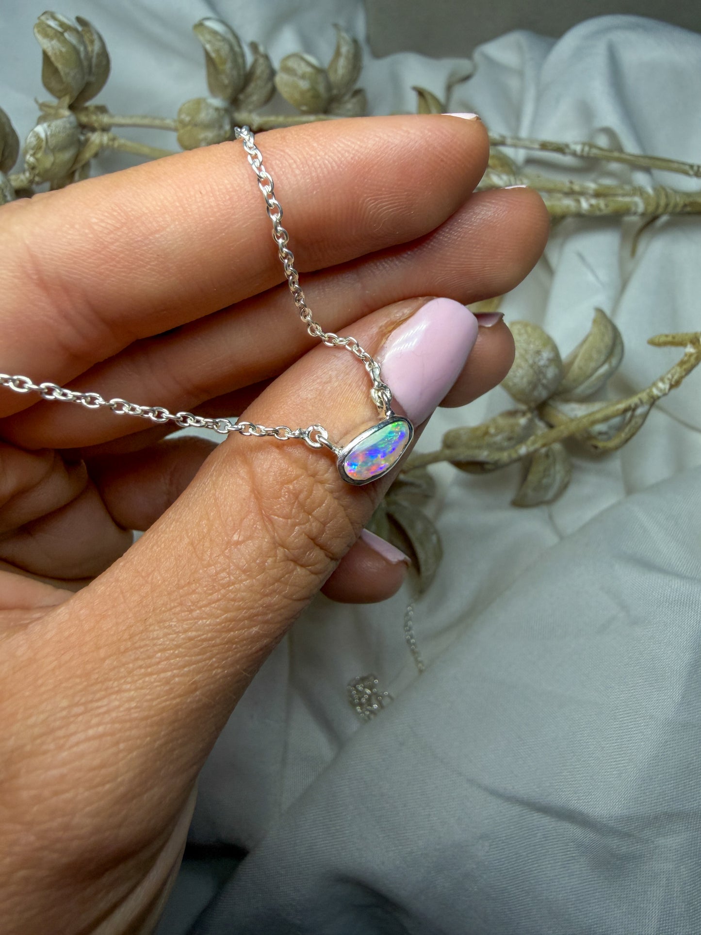 Opal necklace #1