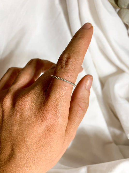 Rope band ring
