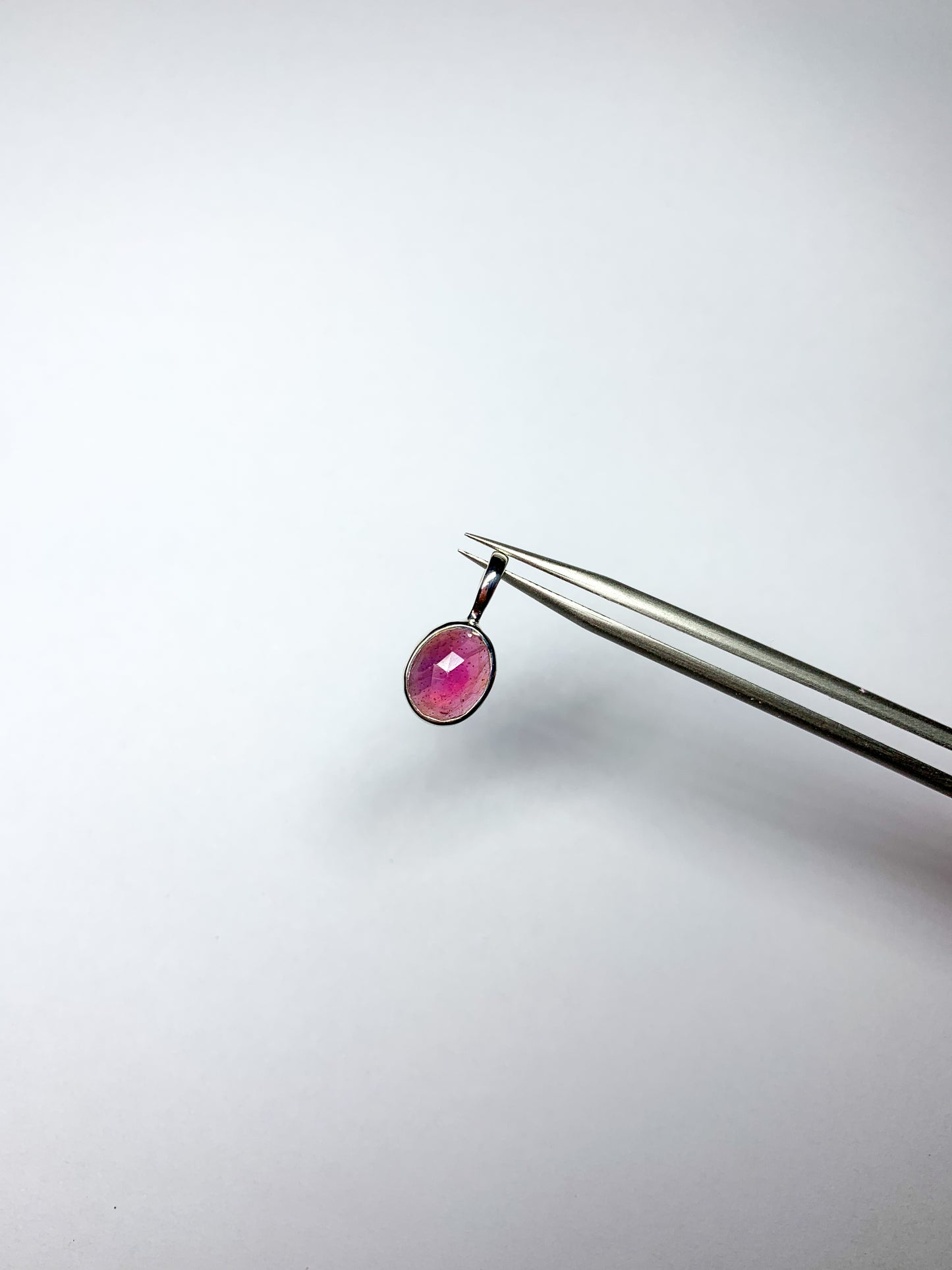 Pink Sapphire pendant #2