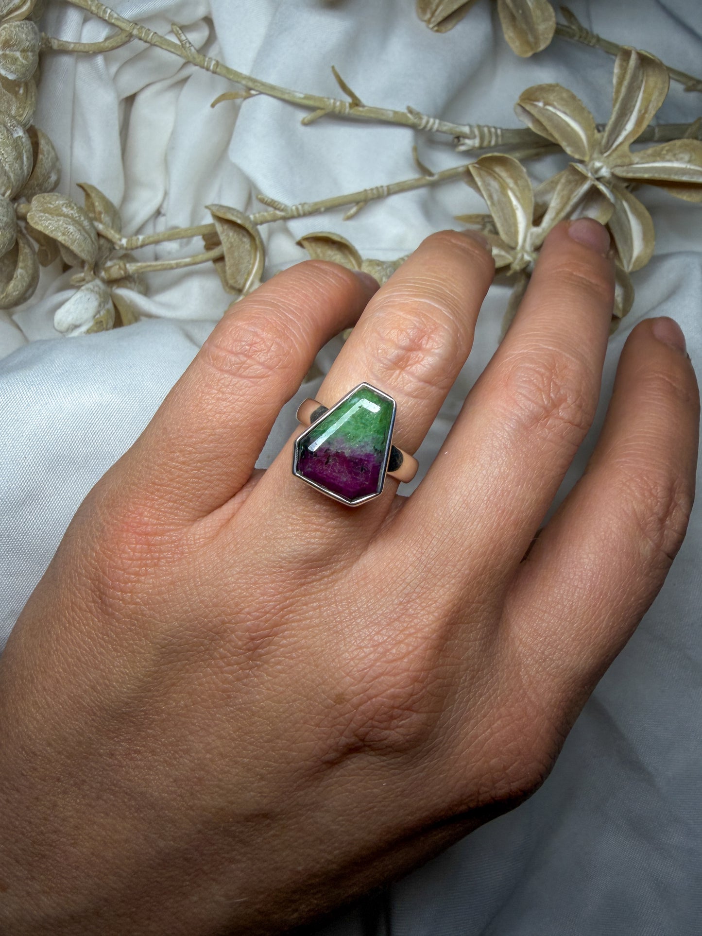 Ruby in Zoisite - size 7 - #1