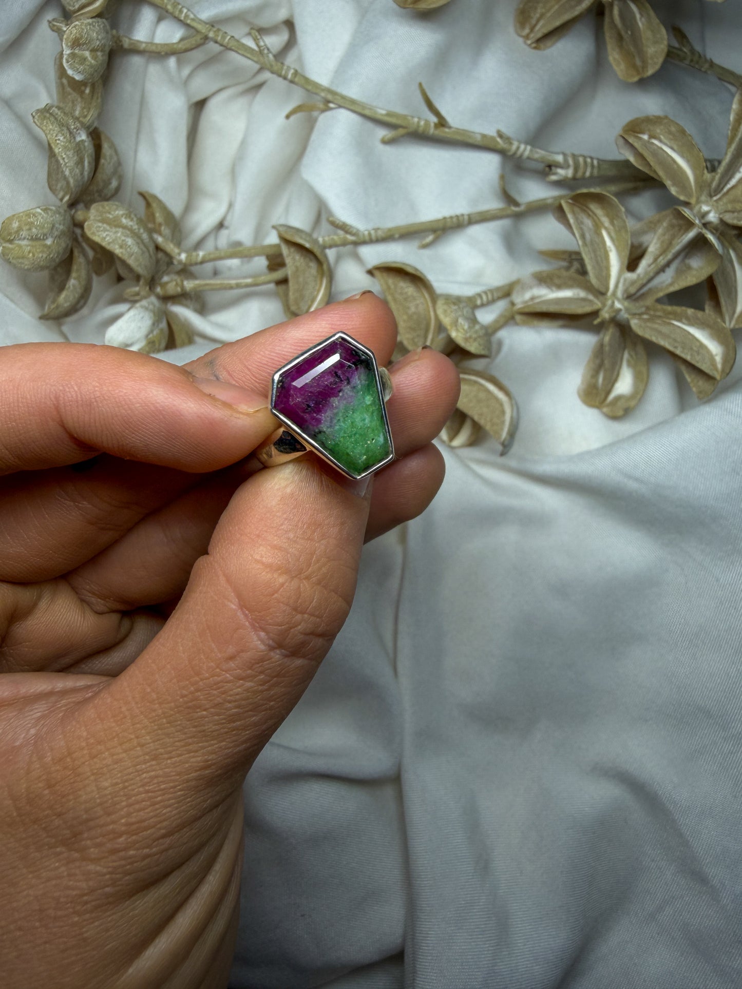 Ruby in Zoisite - size 7 - #1